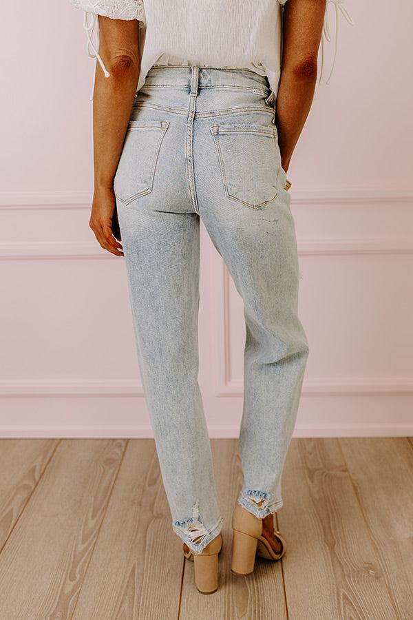 Risen The Bolt High Waist Jean in Light Wash Product Image