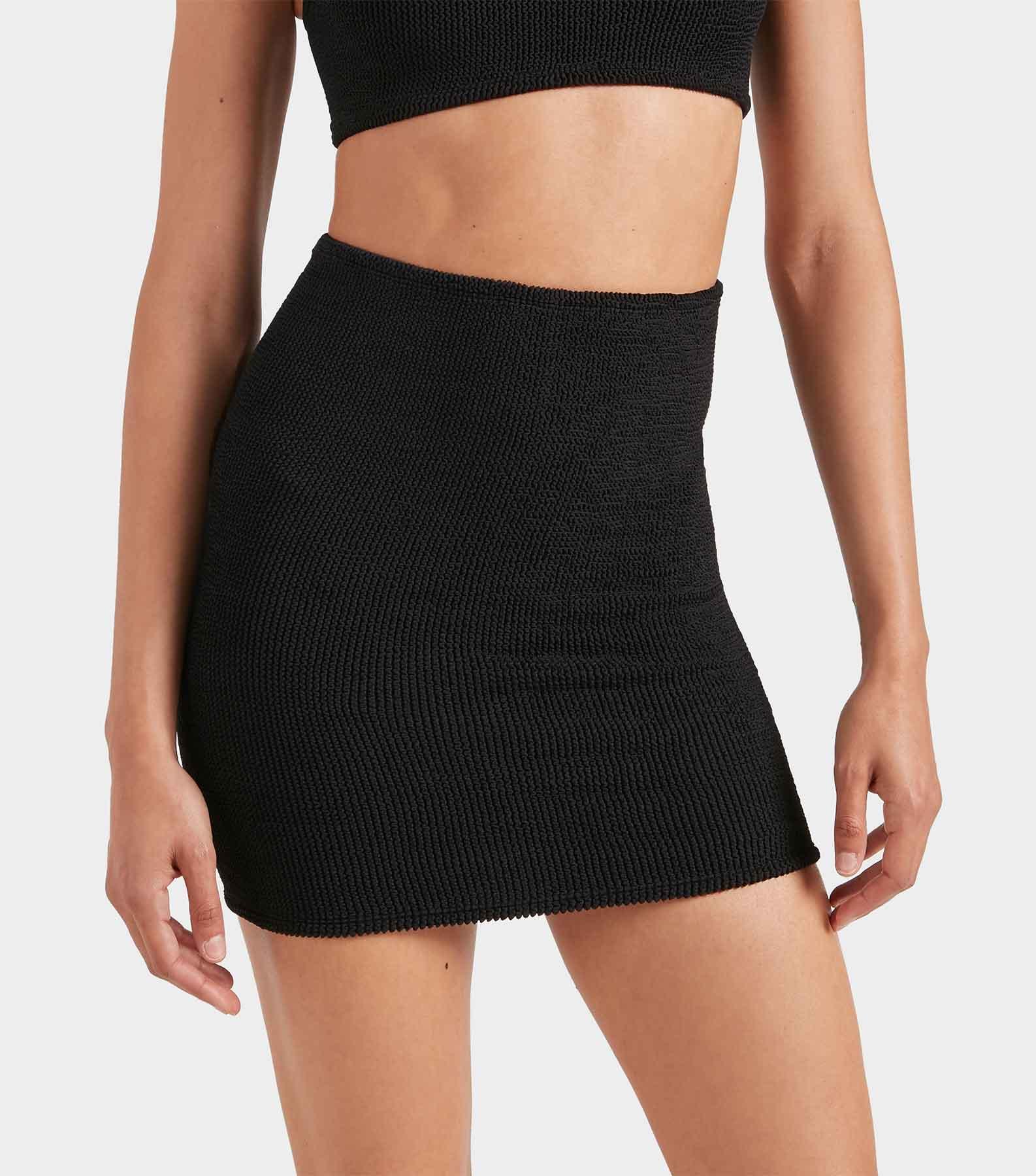 Mini Skirt/Tube Top - Black Product Image