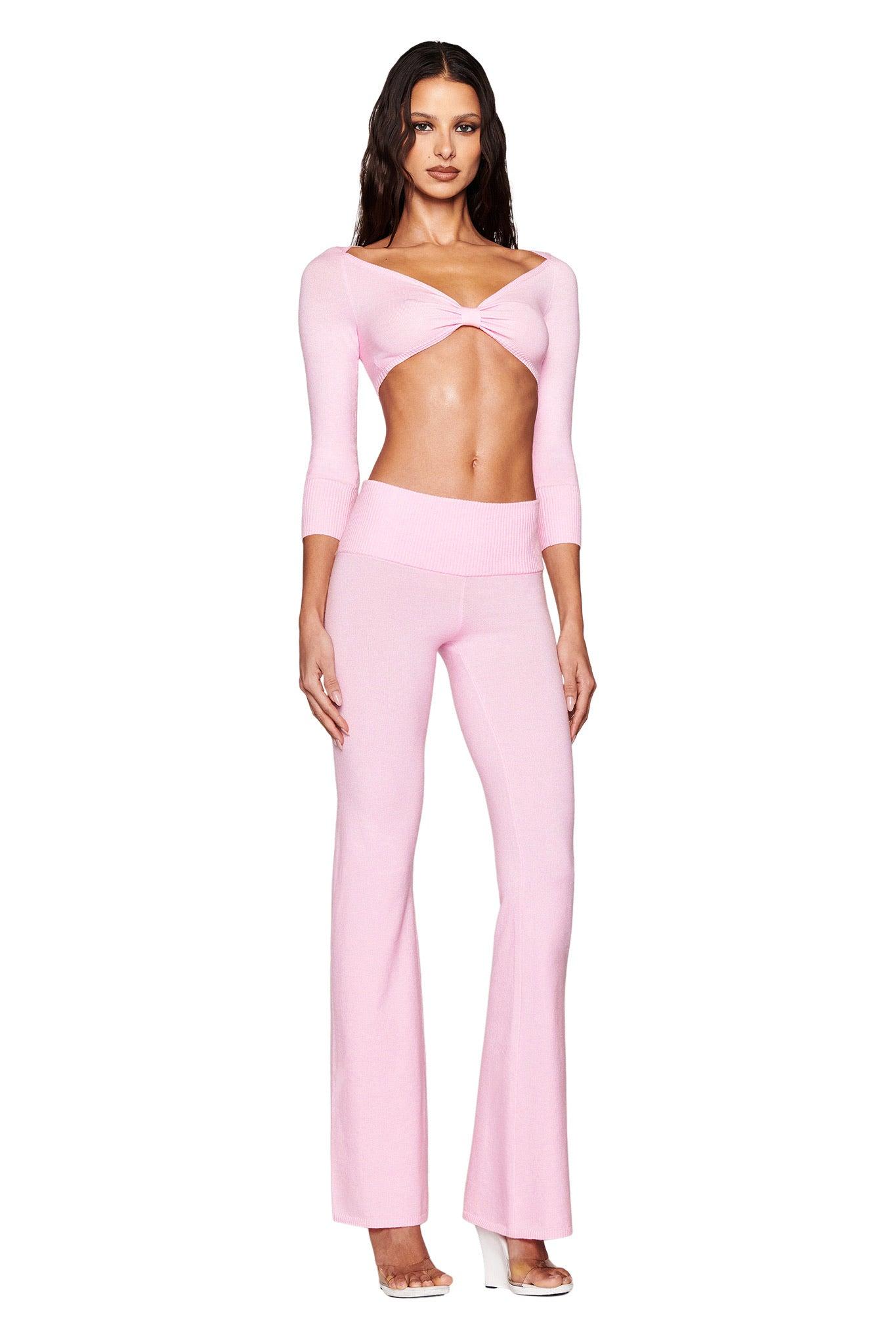 MORGANA CROP TOP - PINK Product Image