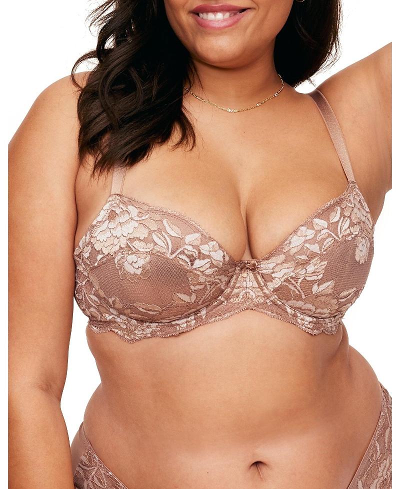 Adore Me Chelsi Womens Plus-Size Unlined Demi Bra Product Image