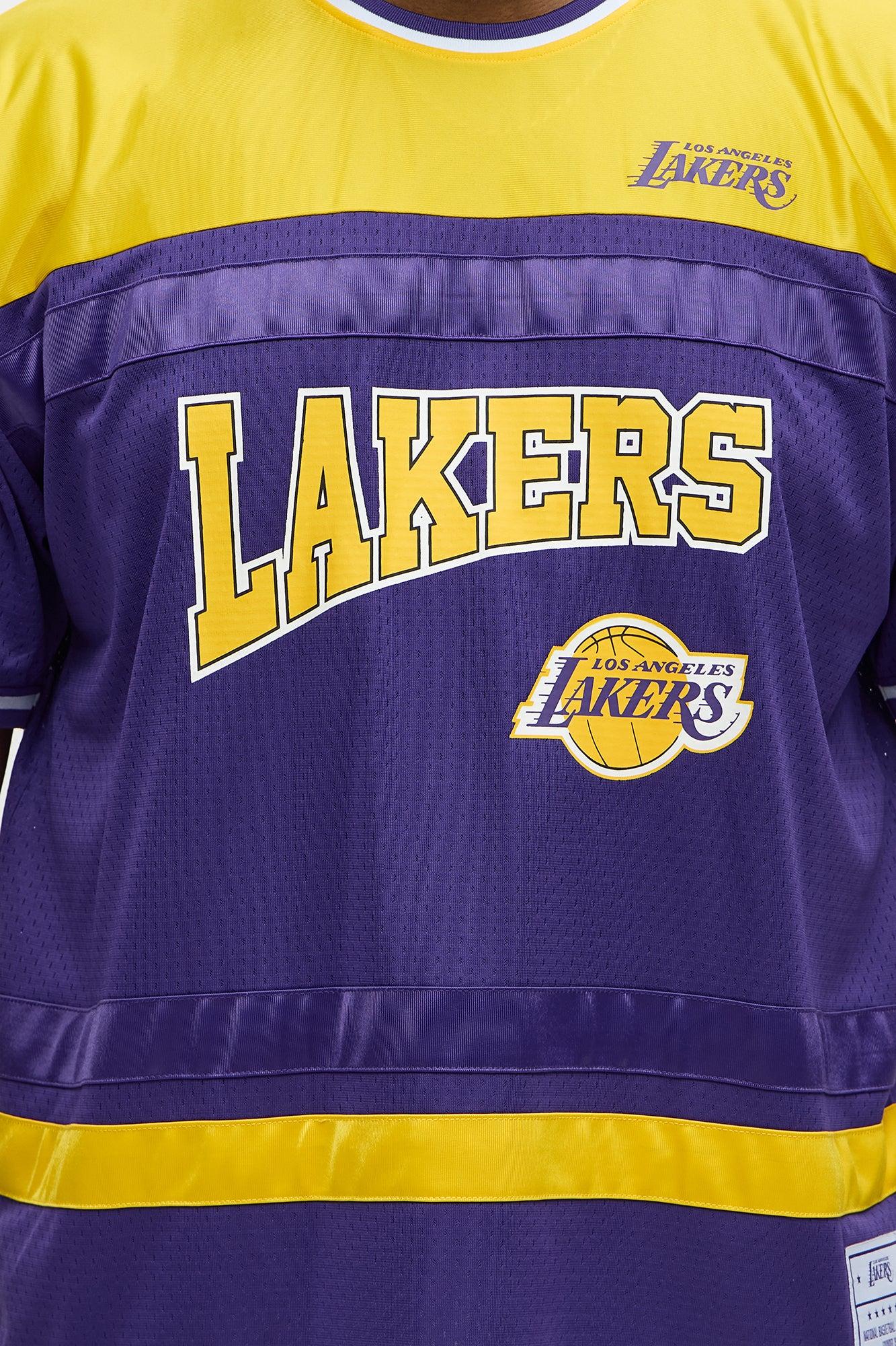 Lakers Regular Fit Basketball Tee - Purple Male Product Image