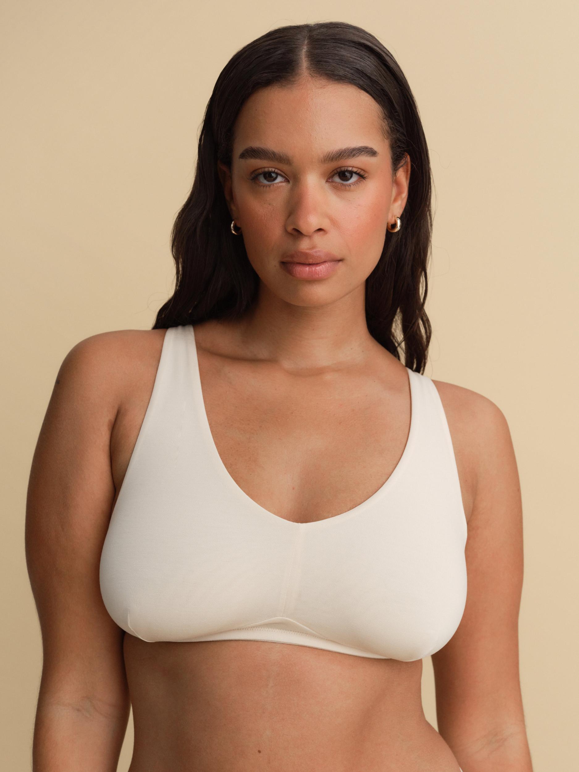 Tencel Comfort Wireless U-Neck Bra Female Product Image
