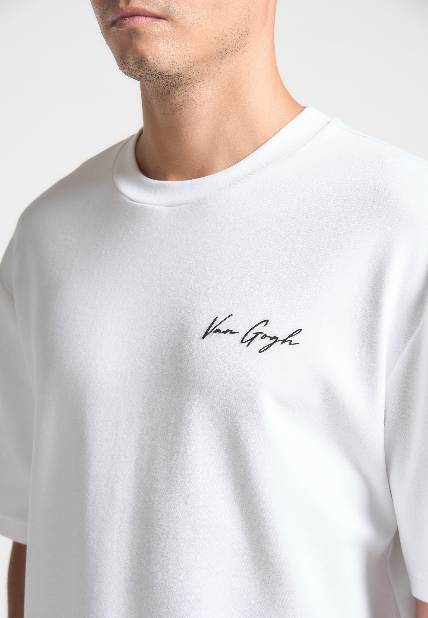 Piece De Resistance - Van Gogh Cotton T-Shirt - White Male Product Image