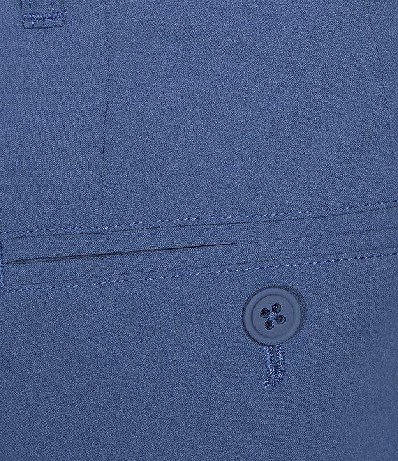 Roundtree & Yorke Performance Stewart Flat Front Classic Fit Stretch Pants Product Image