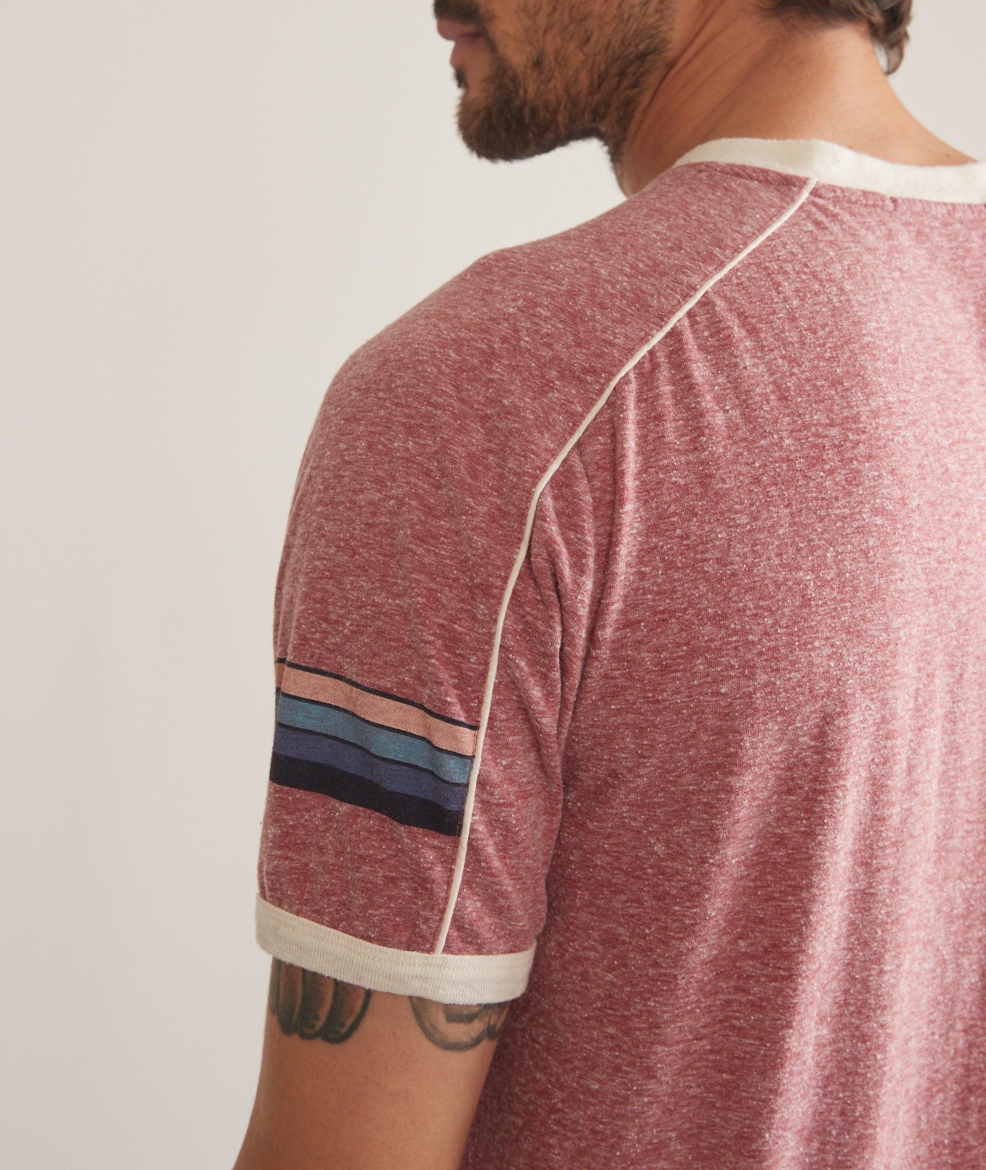 Varsity V Neck Tee Product Image