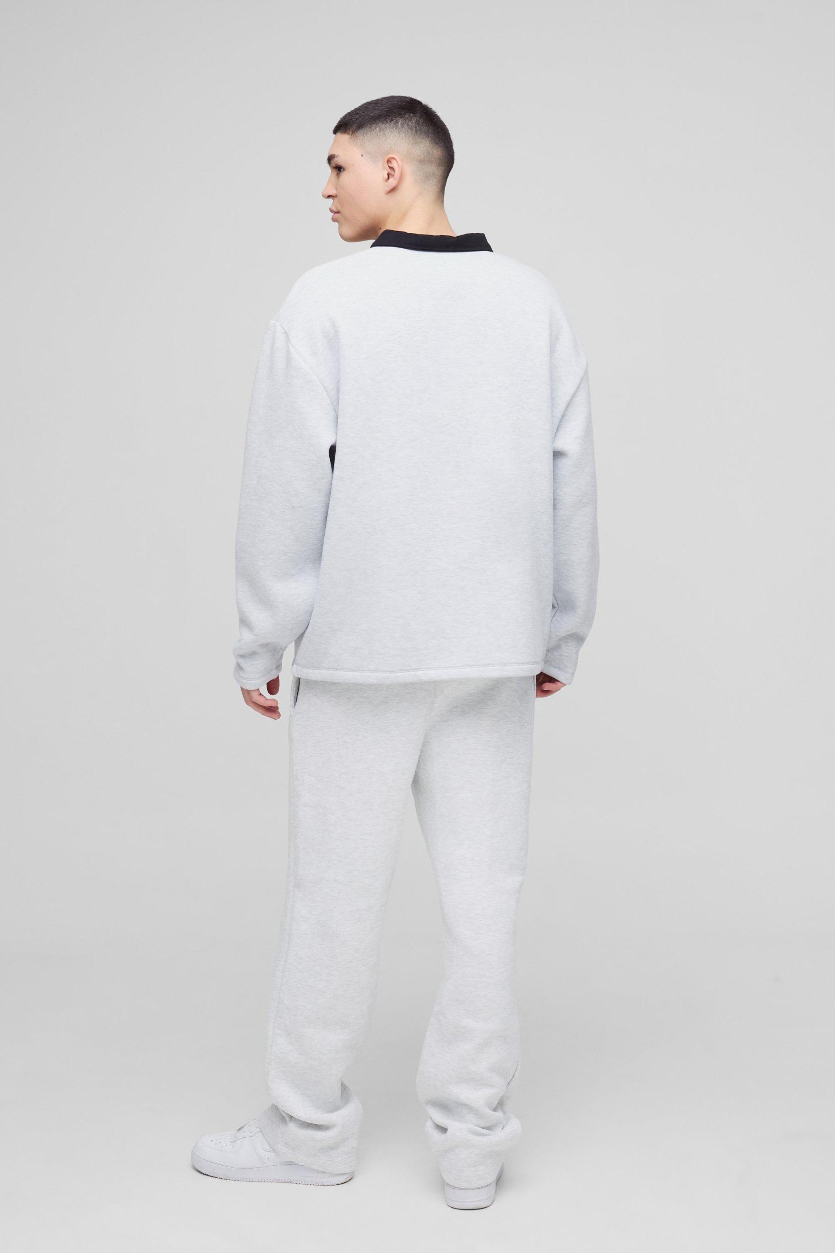 Oversized Limited Edition Graphic Rugby Polo | boohooMAN USA Product Image