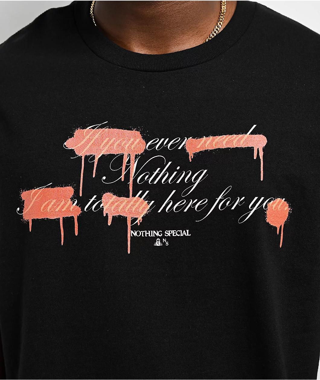 Nothing Special Need Nothing Black T-Shirt Product Image