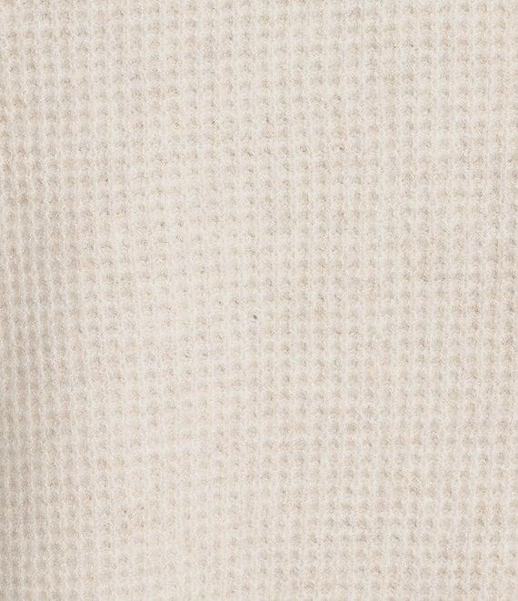 Lucky Brand Bamboo Waffle V-Neck Long Sleeve Top Product Image