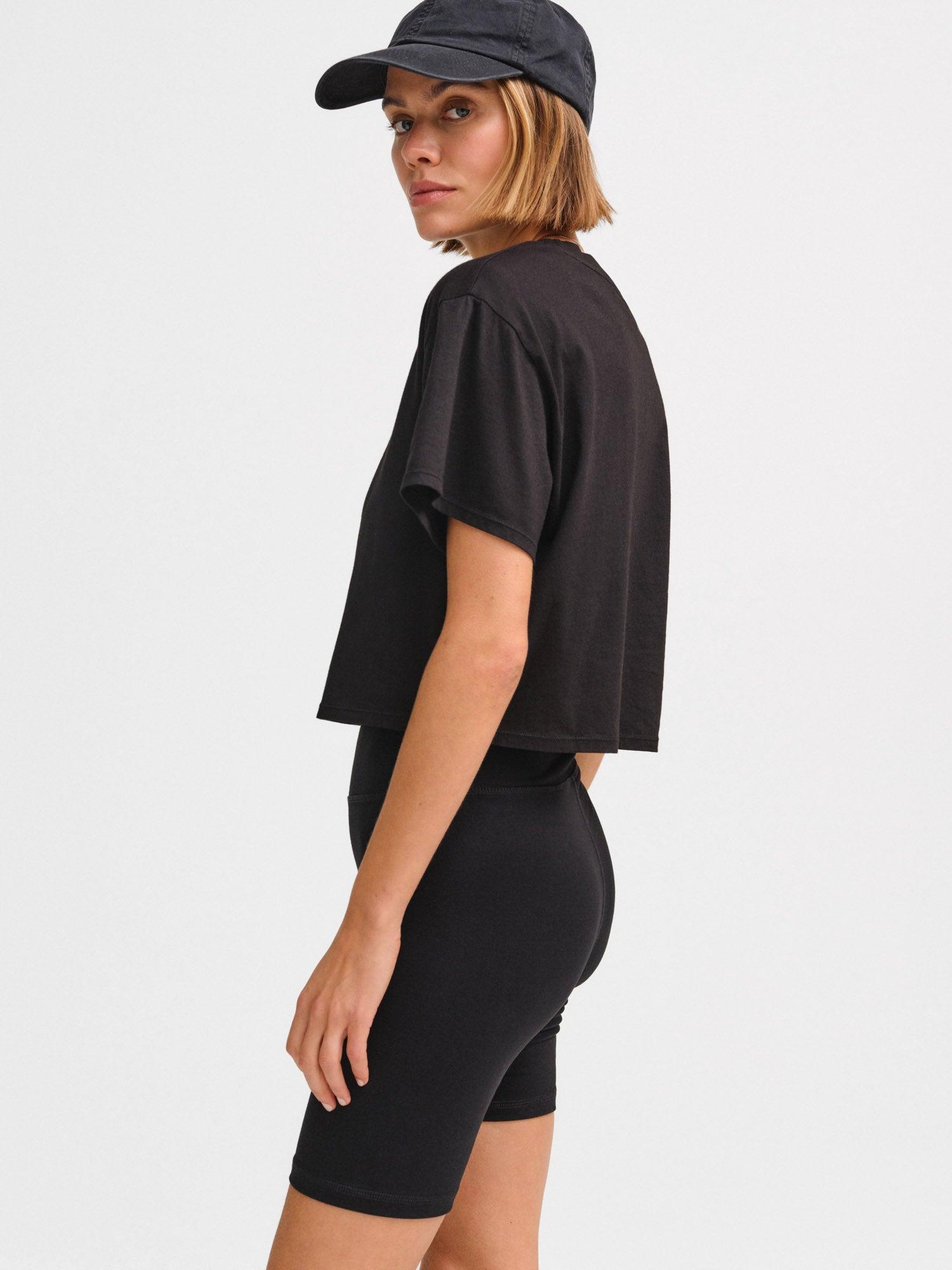 Organic Cotton Relaxed Crop Tee Female Product Image