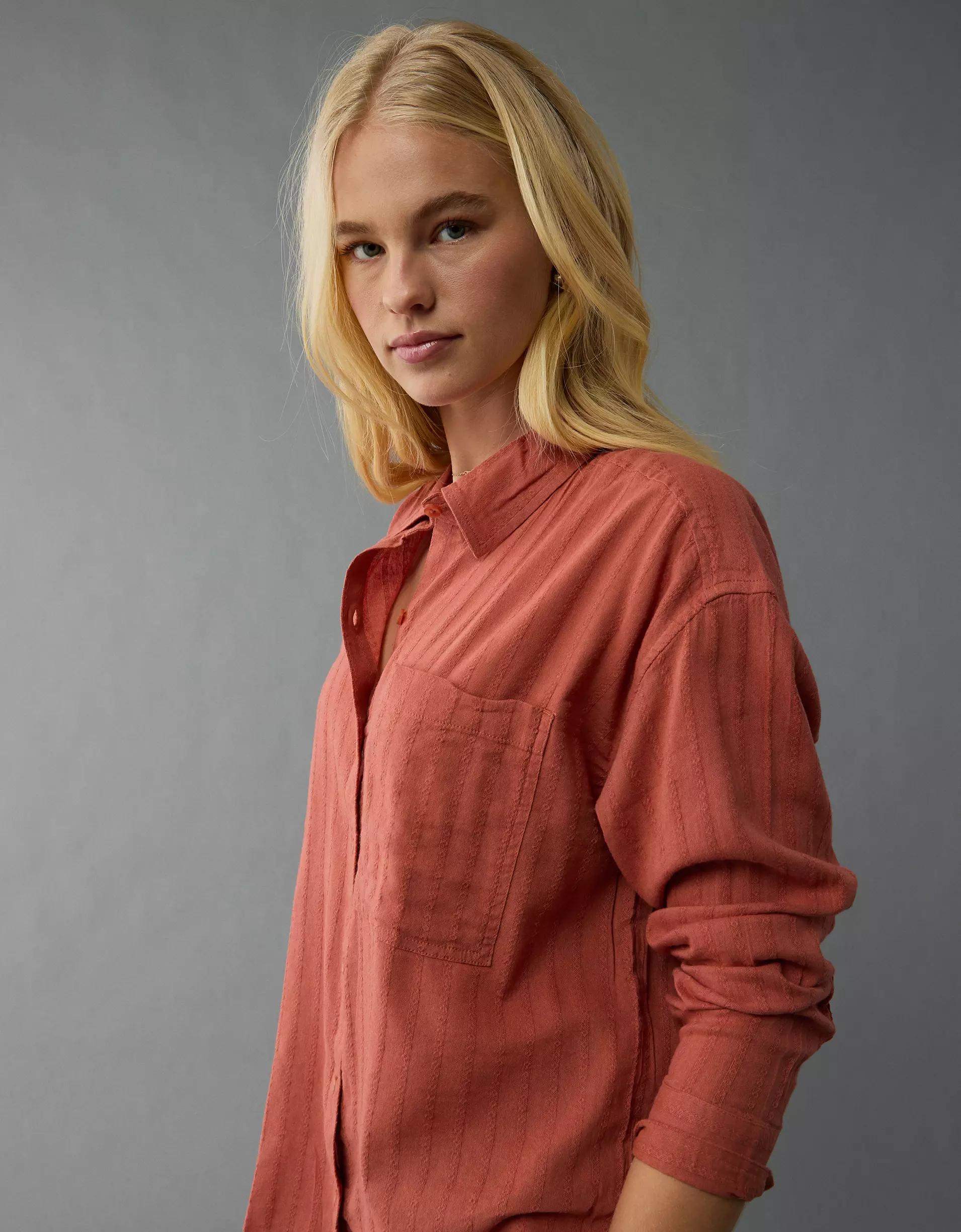 AE Perfect Button-Up Shirt Product Image