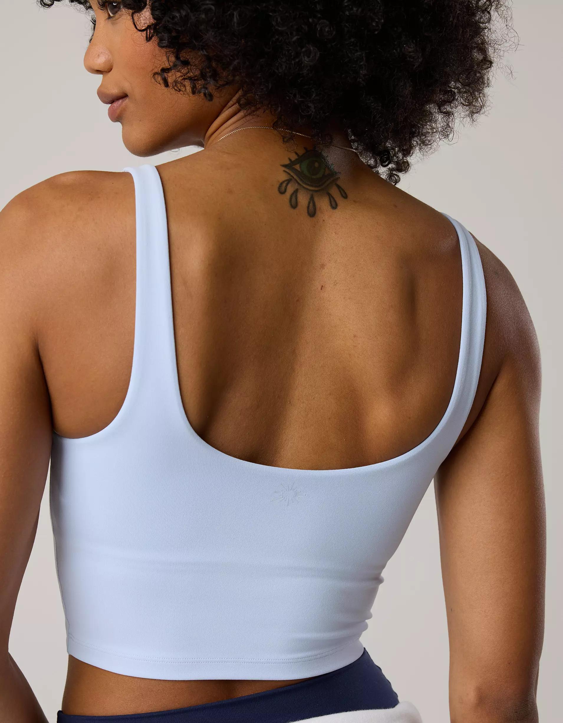 OFFLINE By Aerie Real Me Low Key Longline Sports Bra Product Image