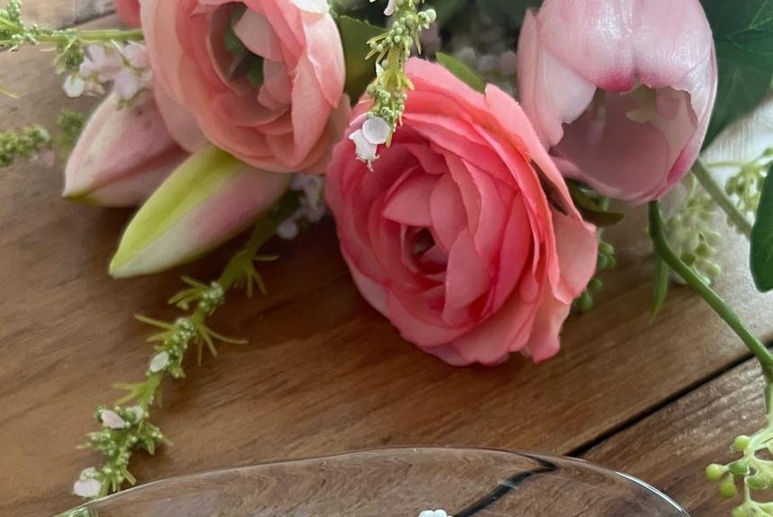 Set Of 2: Flower Beaded Shoe Charm Product Image