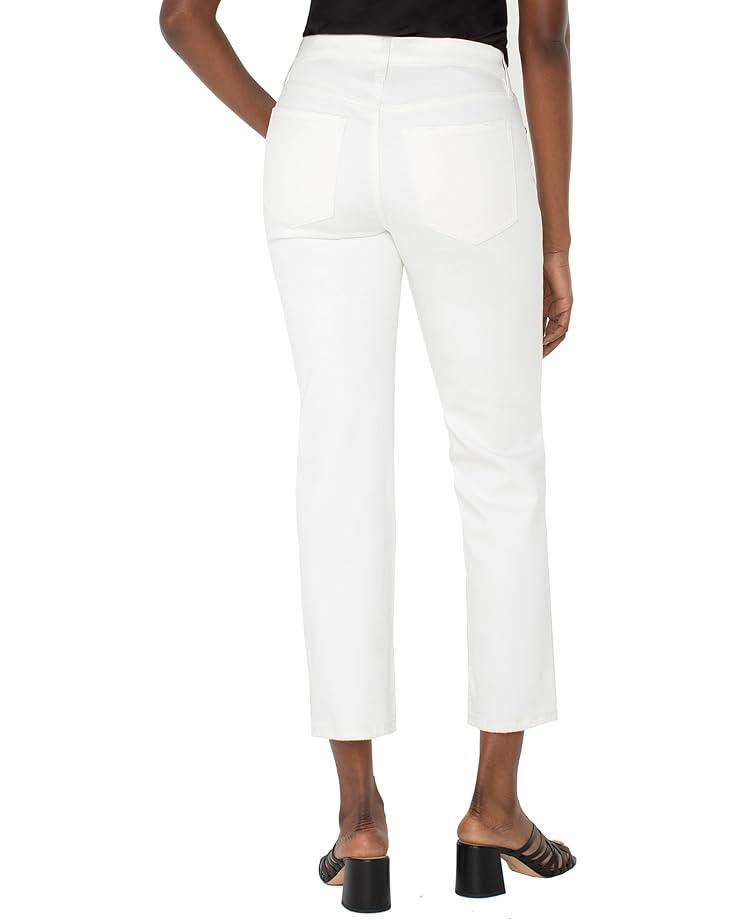 Hannah Crop Flare Jean 25.5in Inseam in White Product Image