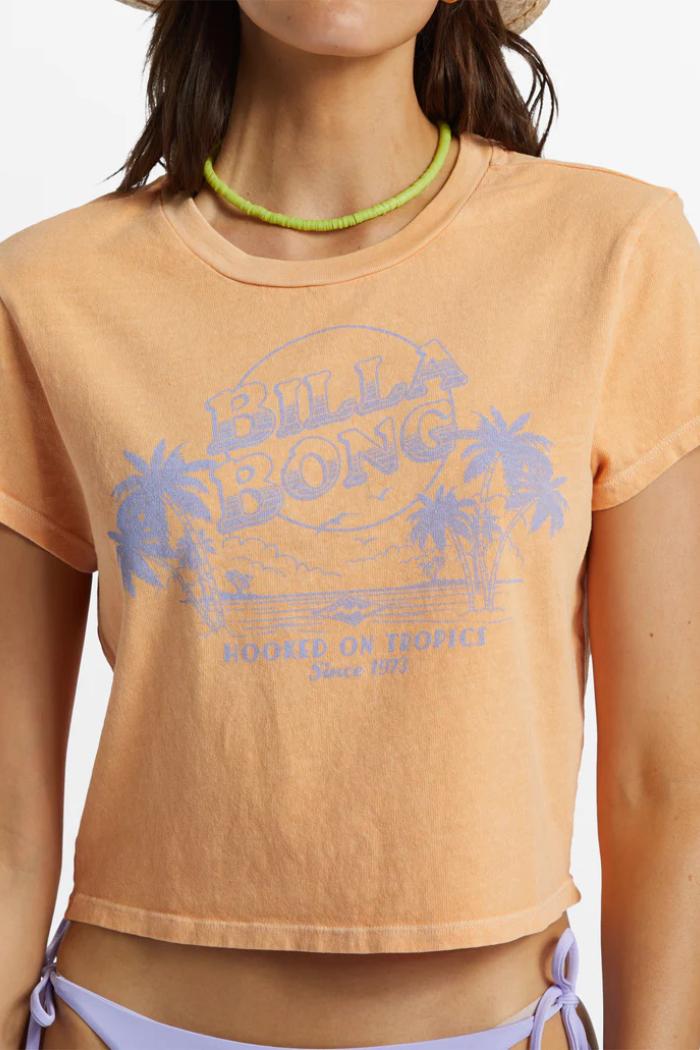 Hooked On Tropics Crooped Tee Product Image