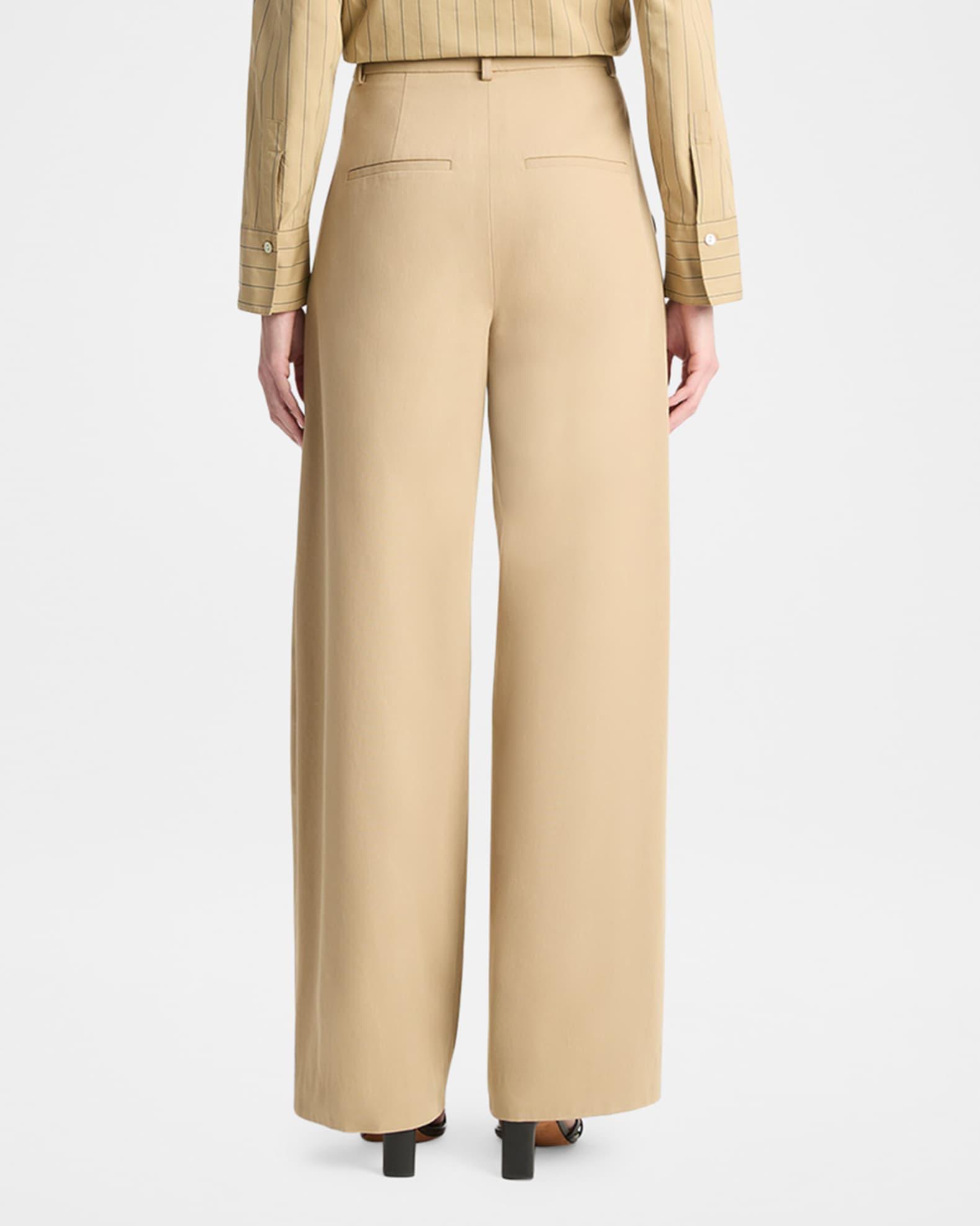 Mid-Rise Pleated Trousers Product Image