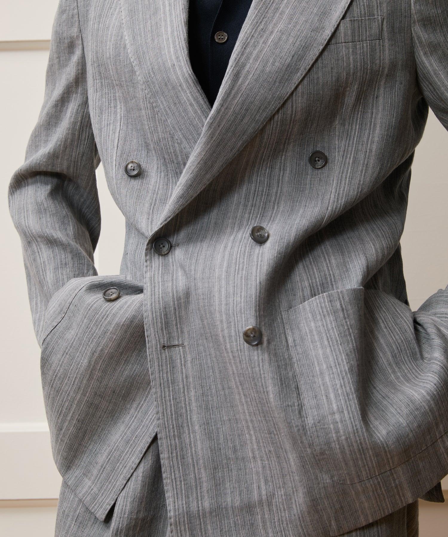 Italian Linen Multi-Stripe Wythe Suit Product Image