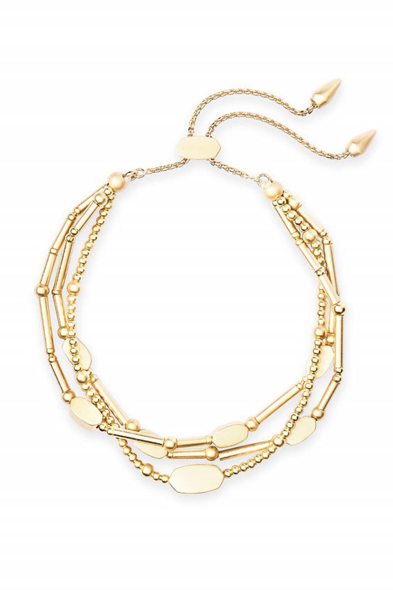 KENDRA SCOTT Chantal Beaded Bracelet Gold Metal Product Image