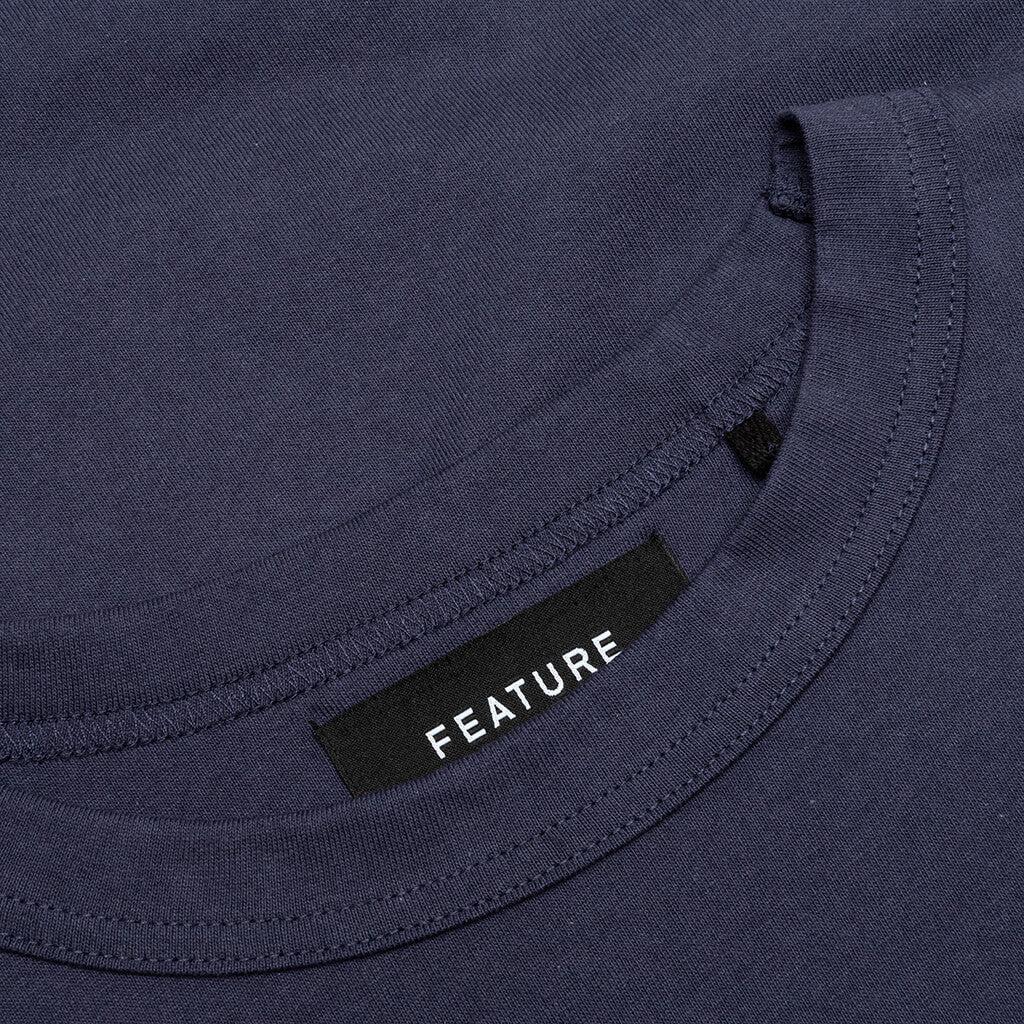 Jersey Braque Pocket Tee - Navy Male Product Image