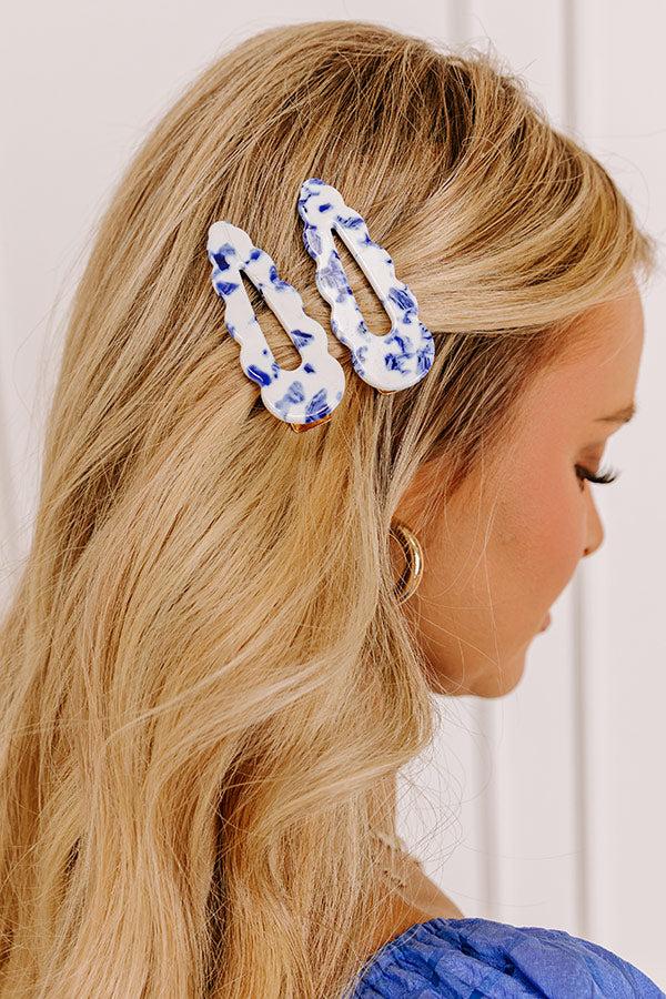 Easy To Style Hair Clip in Blue Product Image