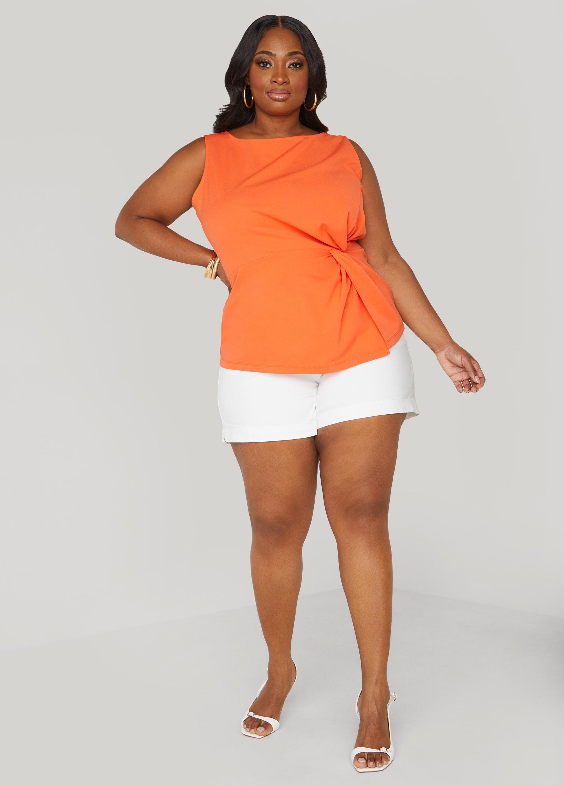 Knotted Split Front Top Product Image