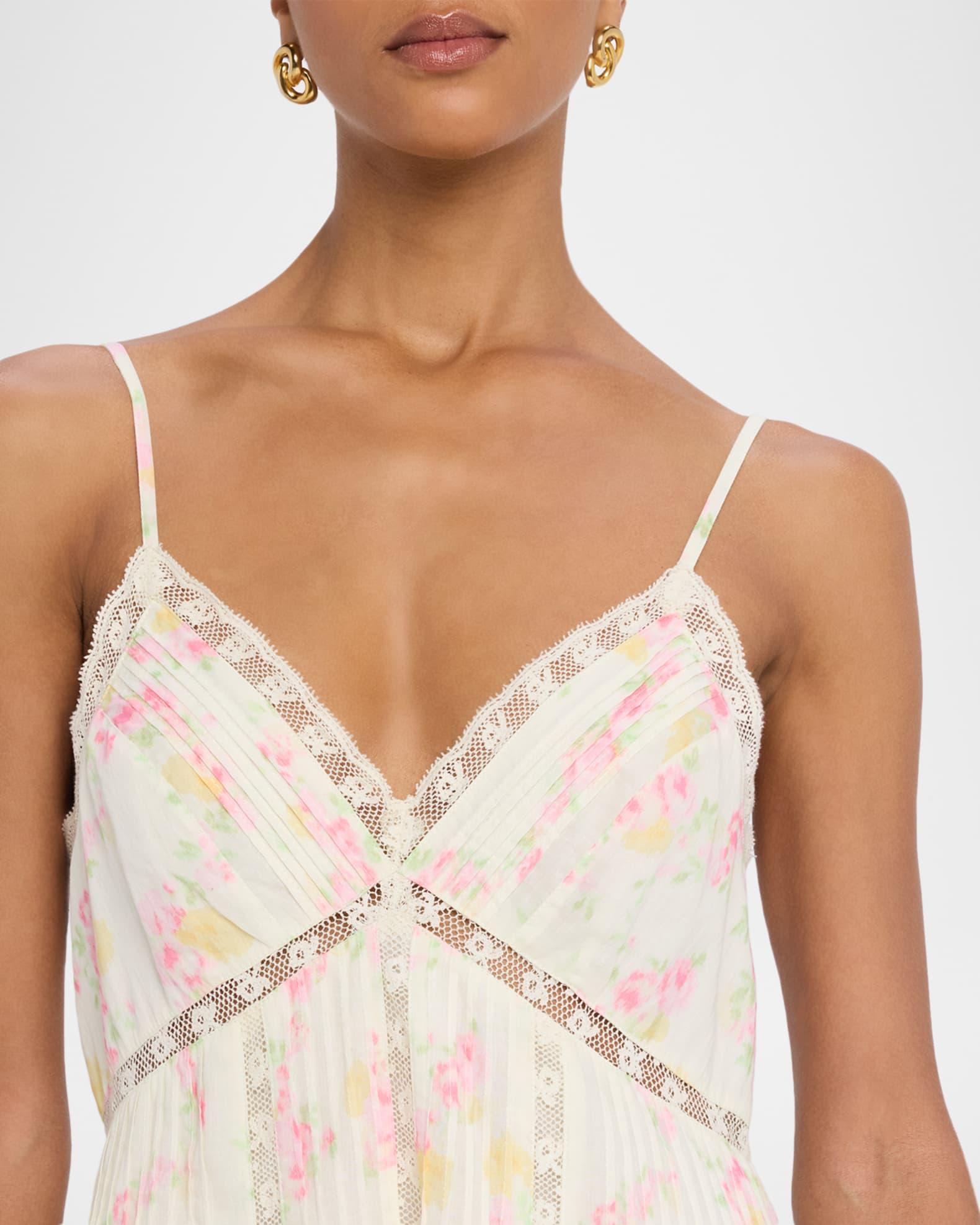 Docila Floral Cotton Mini Dress Product Image