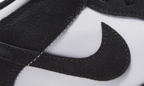 Black & White Dunk Low Retro Sneakers Product Image