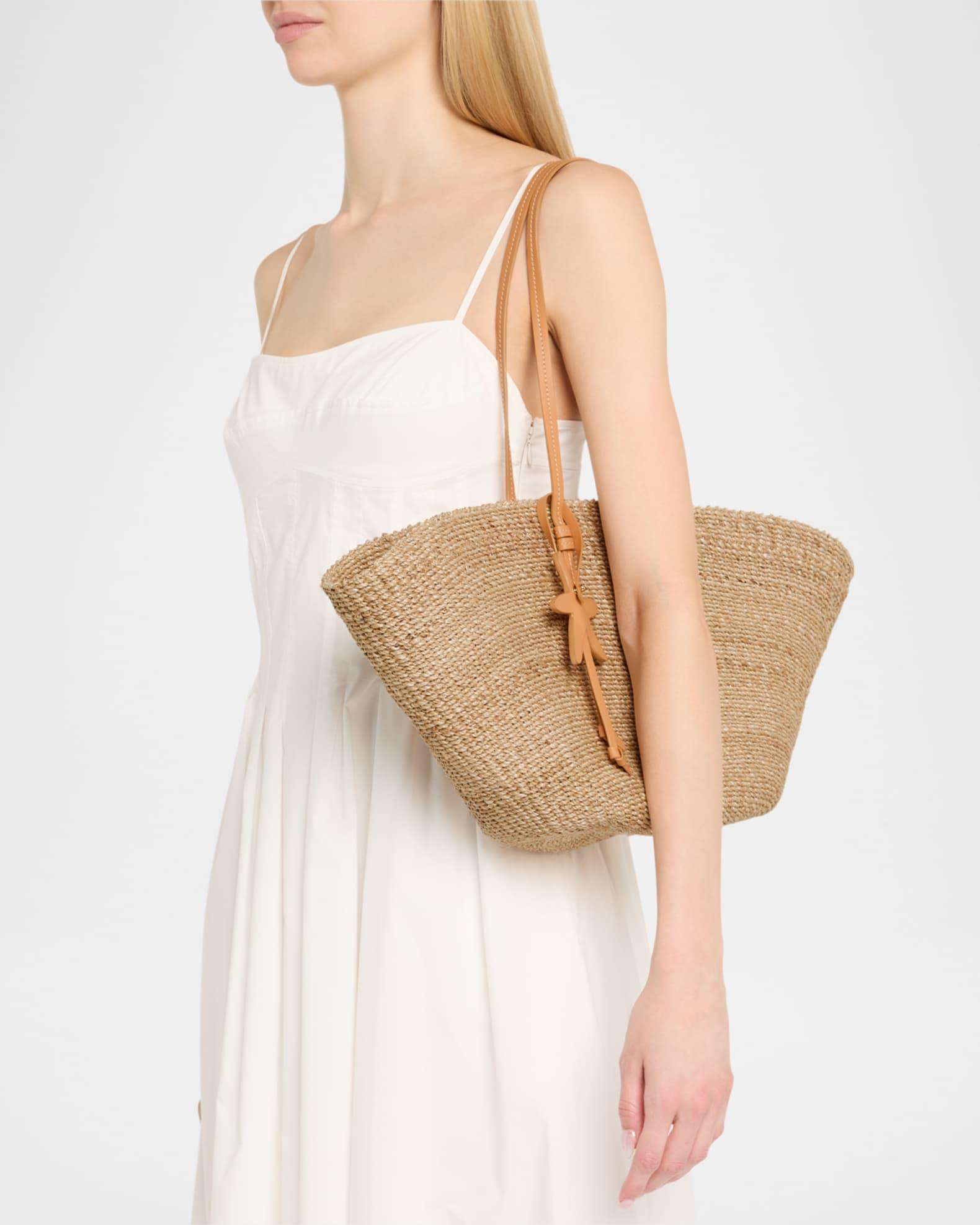 The Charm Crochet Straw Tote Bag Product Image