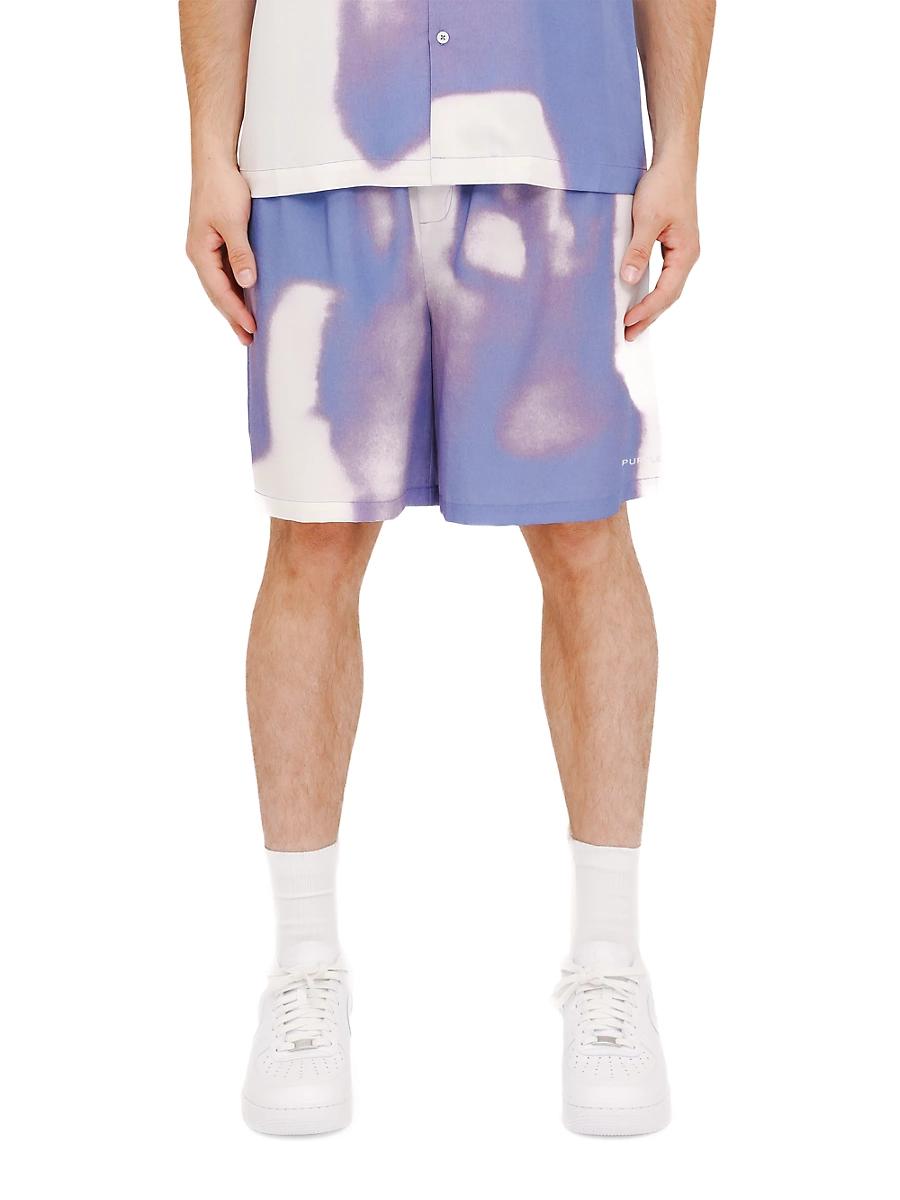 Mens Ombr Burn Shorts - Product Image