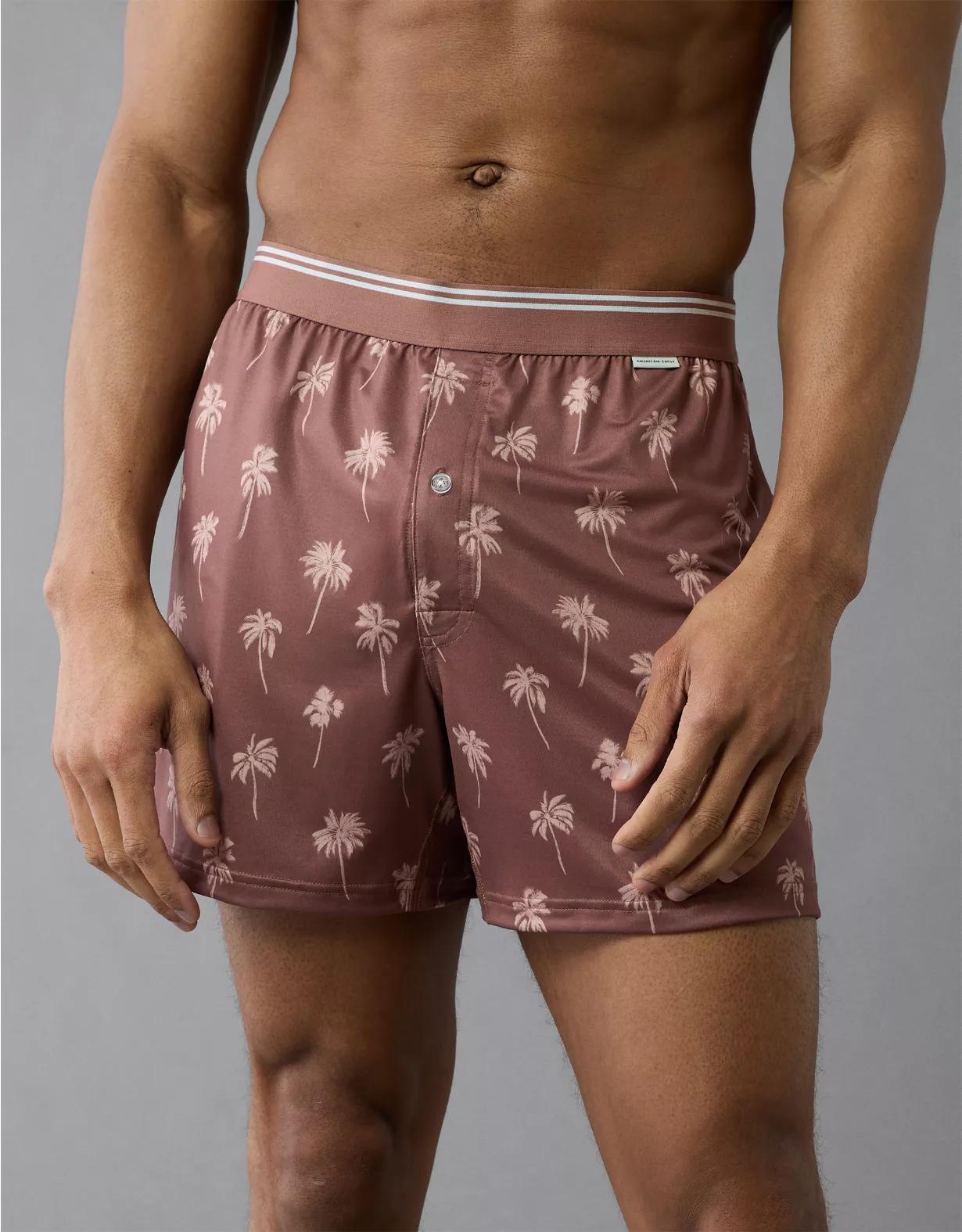 AEO Men's Palm Trees Ultra Soft Pocket Boxer Short Product Image