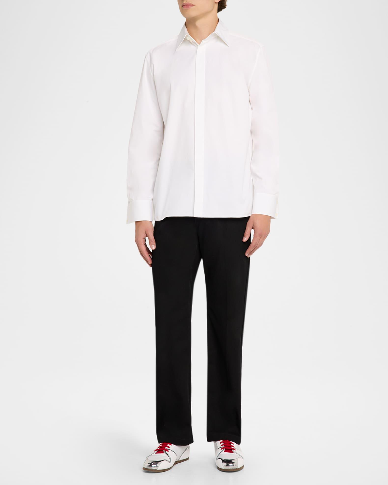 Men's Leather Tennis Shoes Product Image