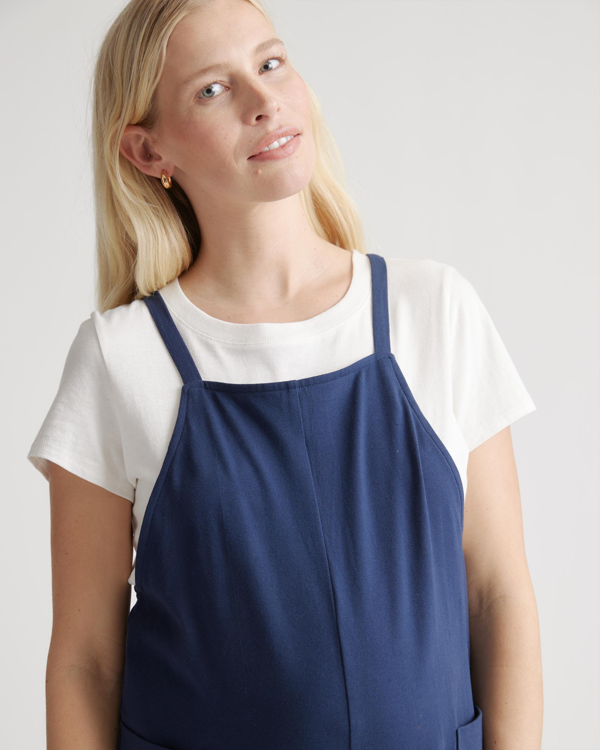 Quince | Women's Maternity Overalls Organic Cotton Product Image