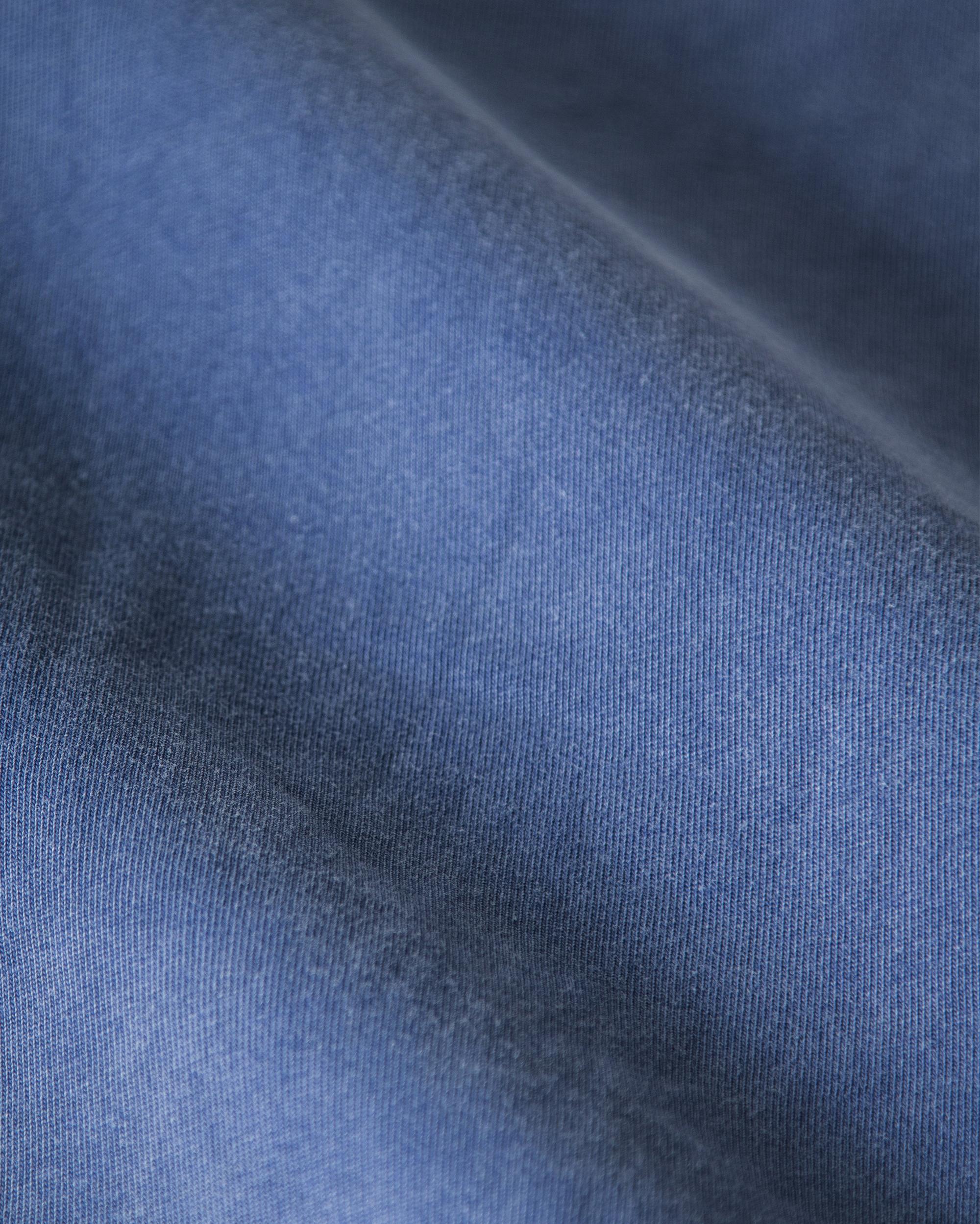 Long Sleeve Salt Washed Polo in Navy Product Image
