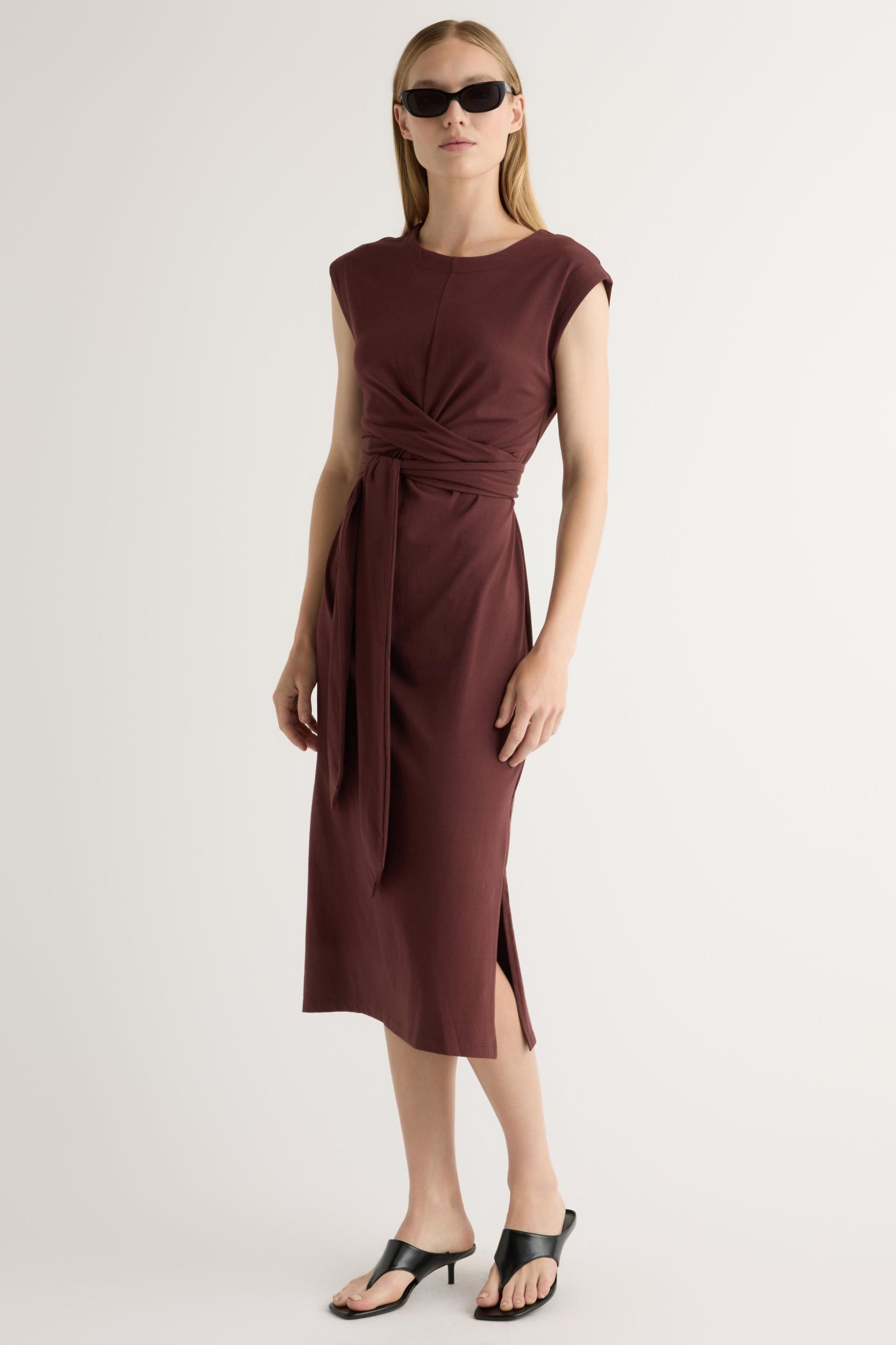 Fei Tie-Front Organic Cotton Dress Product Image