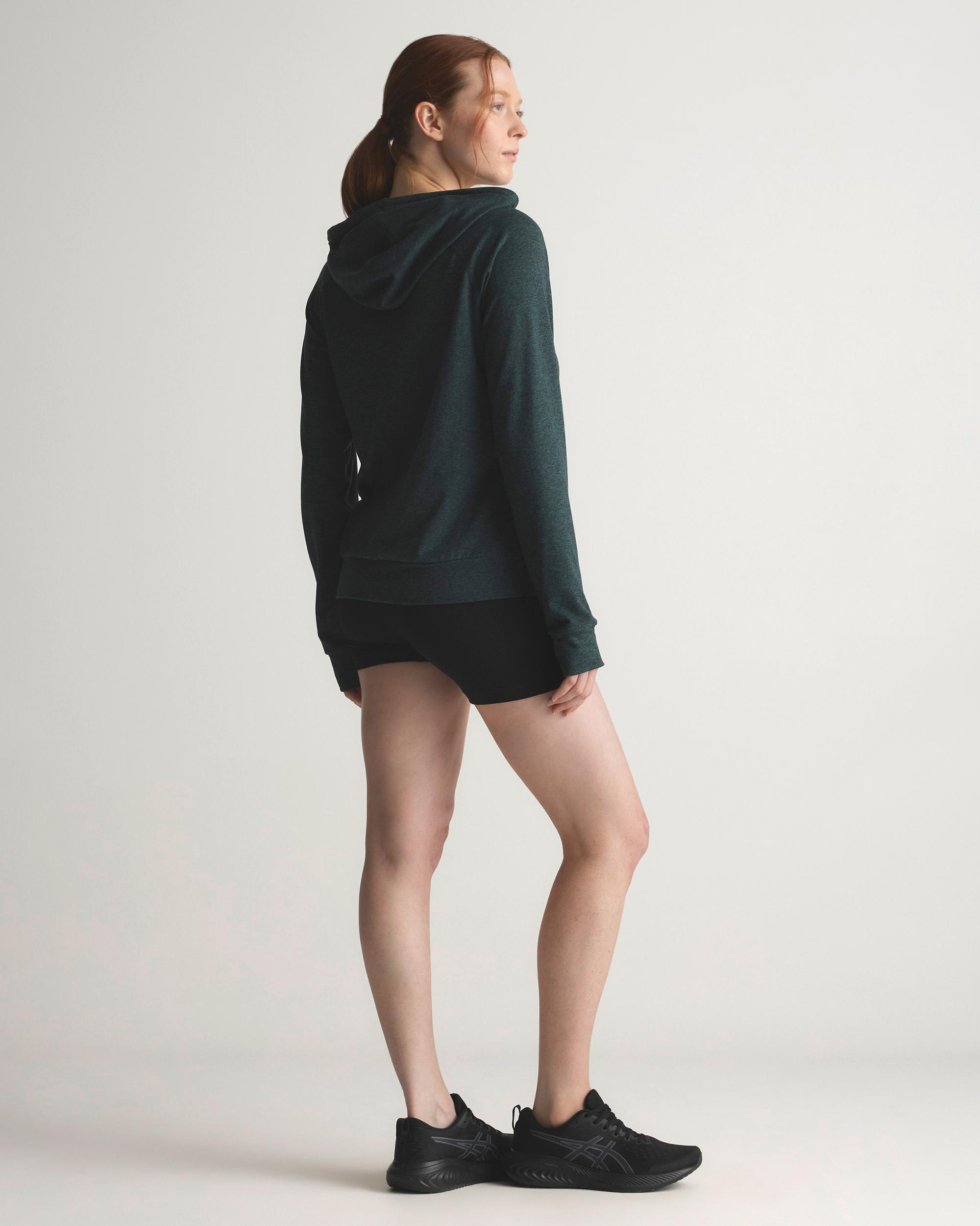 Quince | Women's Super Soft Performance Pullover Hoodie Flowknit Activewear, Size XS, Recycled Polyester Product Image