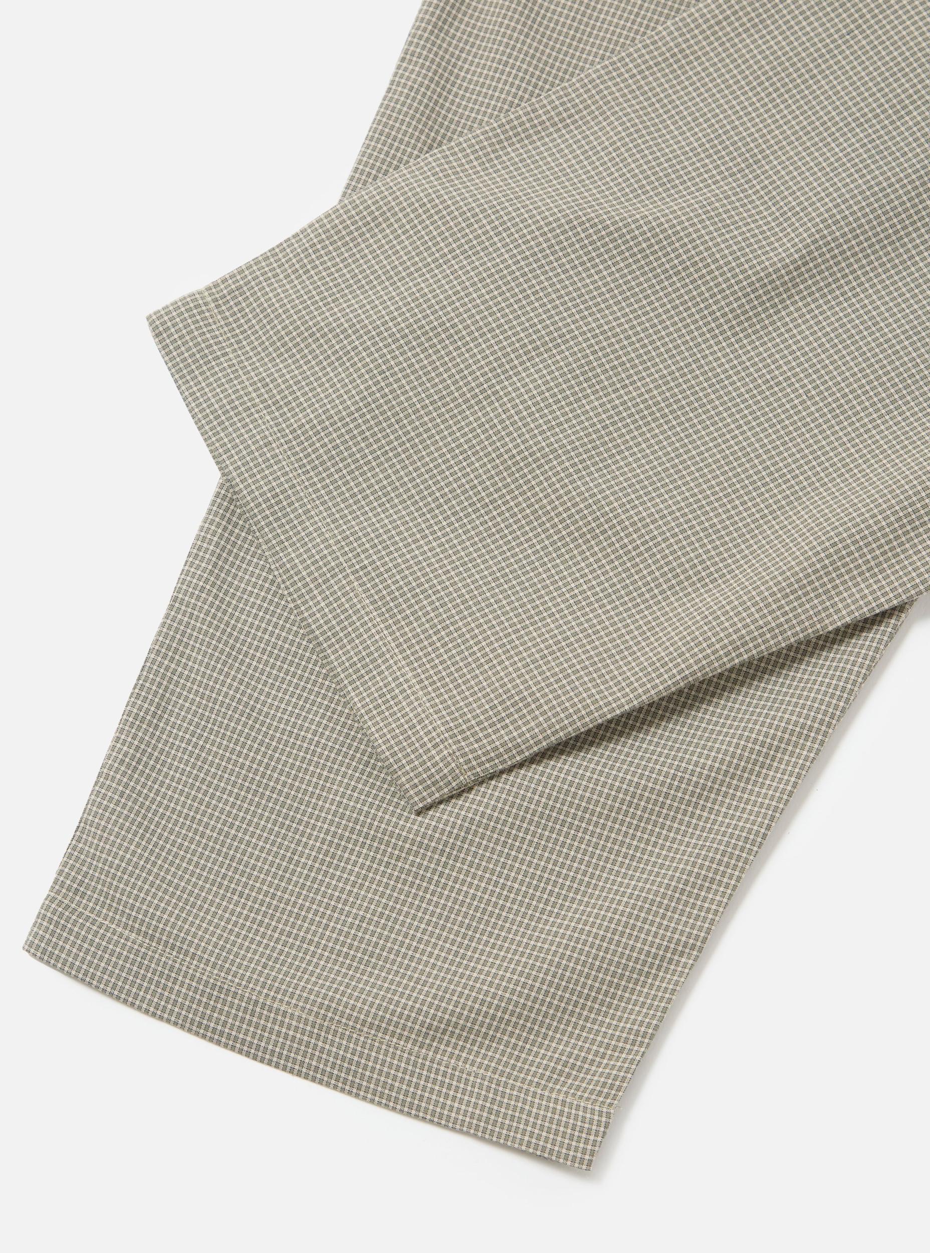 Green Tiny Check Long Pyjama Set Product Image