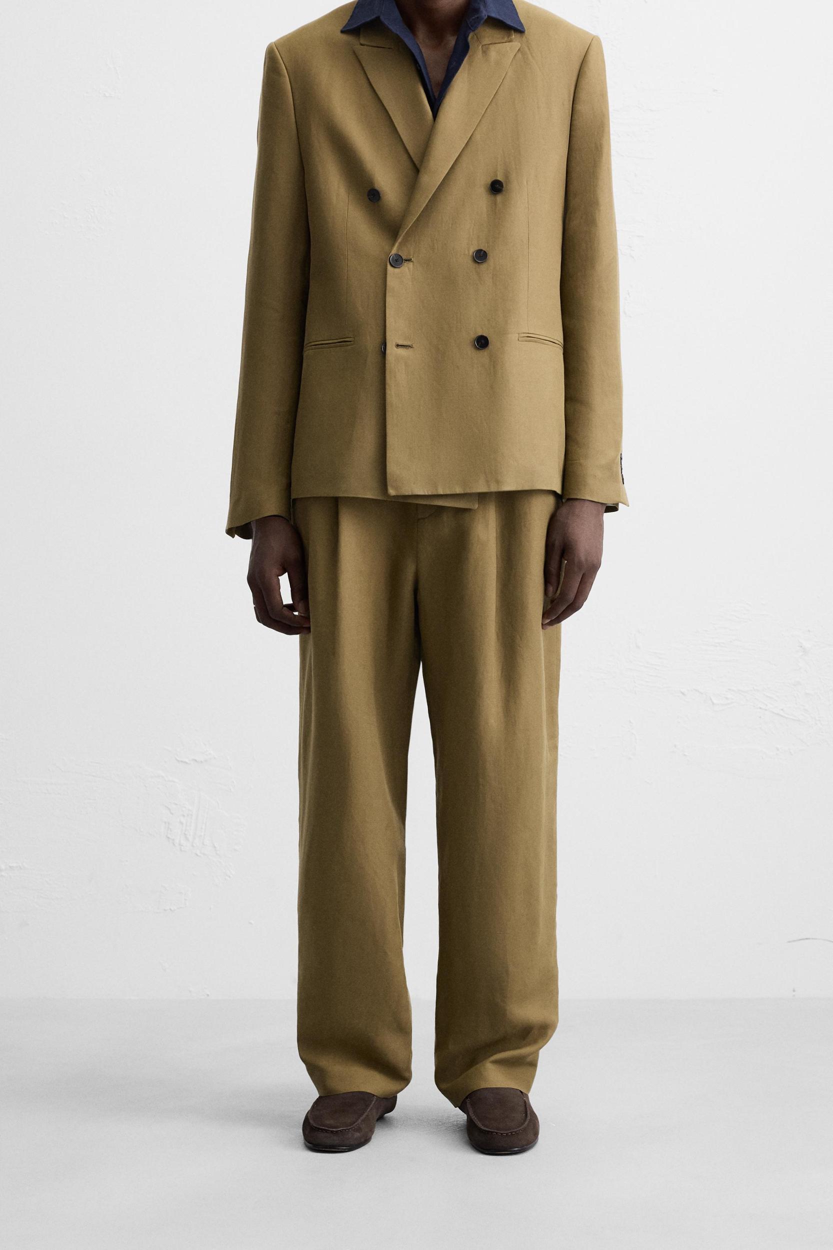 LYOCELL - LINEN SUIT PANTS Product Image