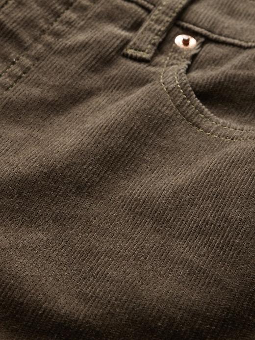 High Rise Corduroy Vintage Slim Pants Product Image