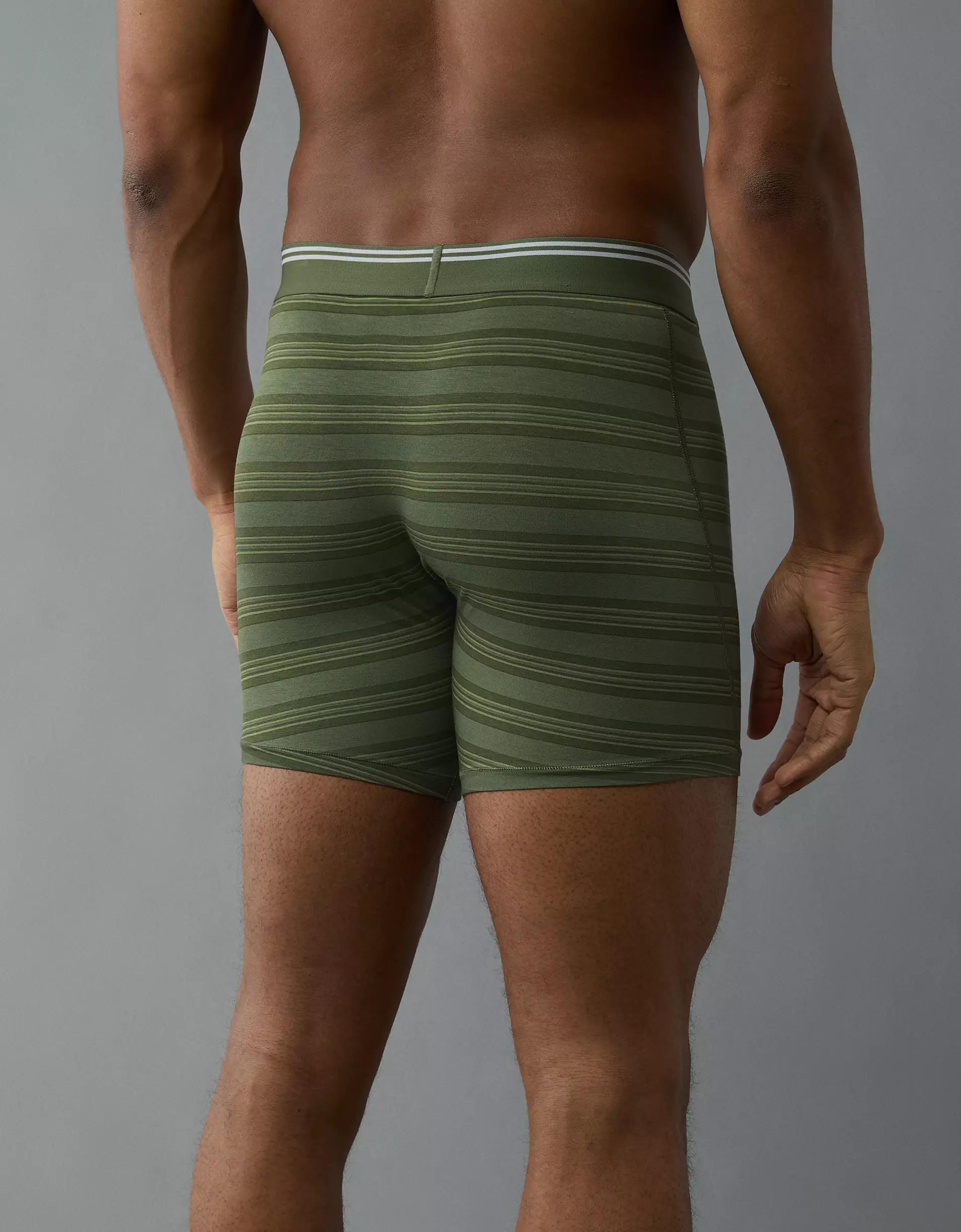 AEO Men's Striped 6" Ultra Soft Boxer Brief Product Image