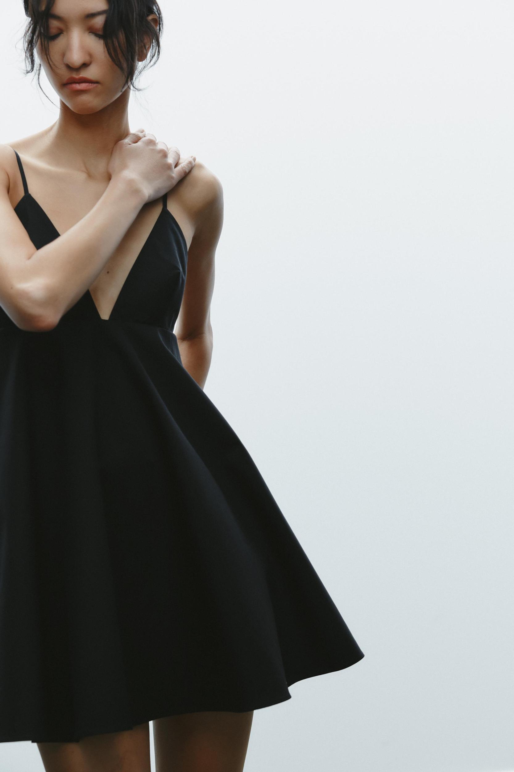 SHORT DRESS WITH STRAPS Product Image