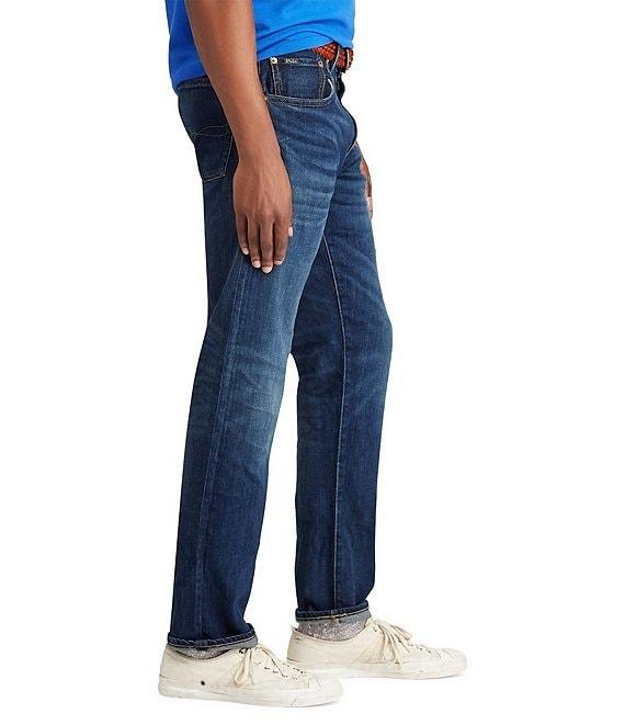 Polo Ralph Lauren Hampton Relaxed Straight-Fit Stretch Denim Jeans Product Image