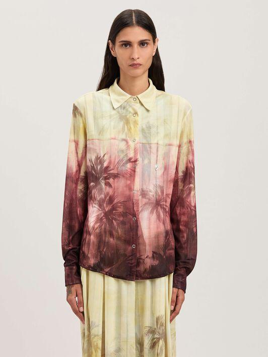 SUNSET PALMS MESH SHIRT Product Image