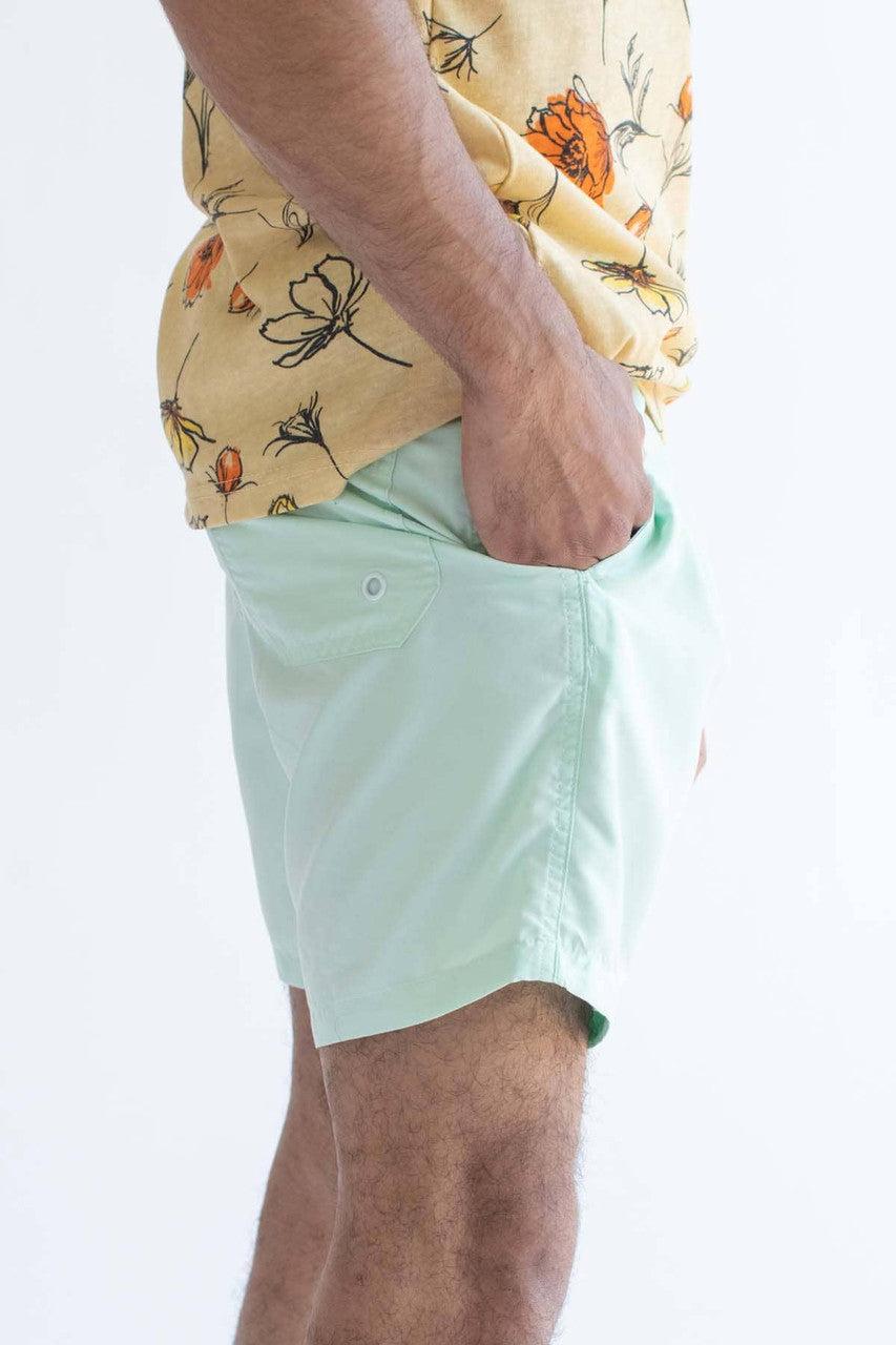 Pastel Mint Swim Shorts Product Image