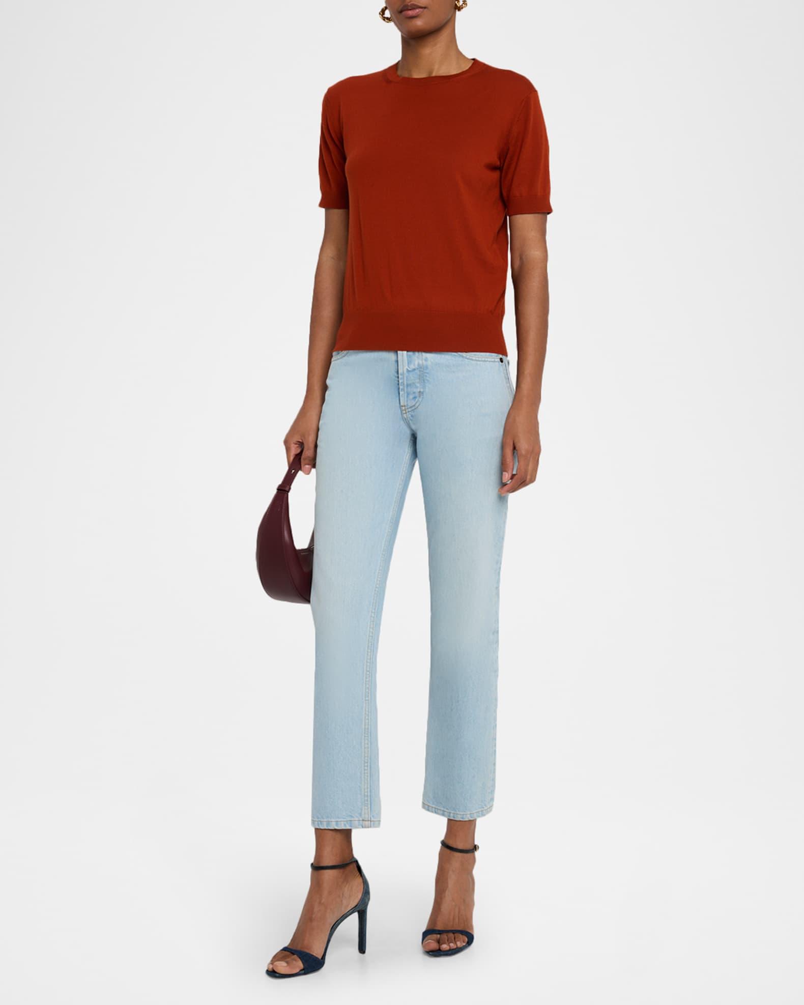 Knit Short-Sleeve Top Product Image