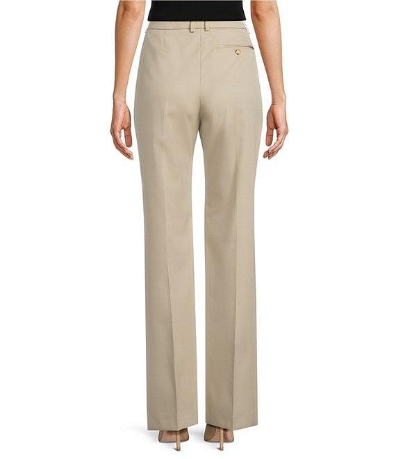 BOSS by Hugo Boss Talimia Twill Straight Leg Pin-Tuck Pleated Trouser Product Image