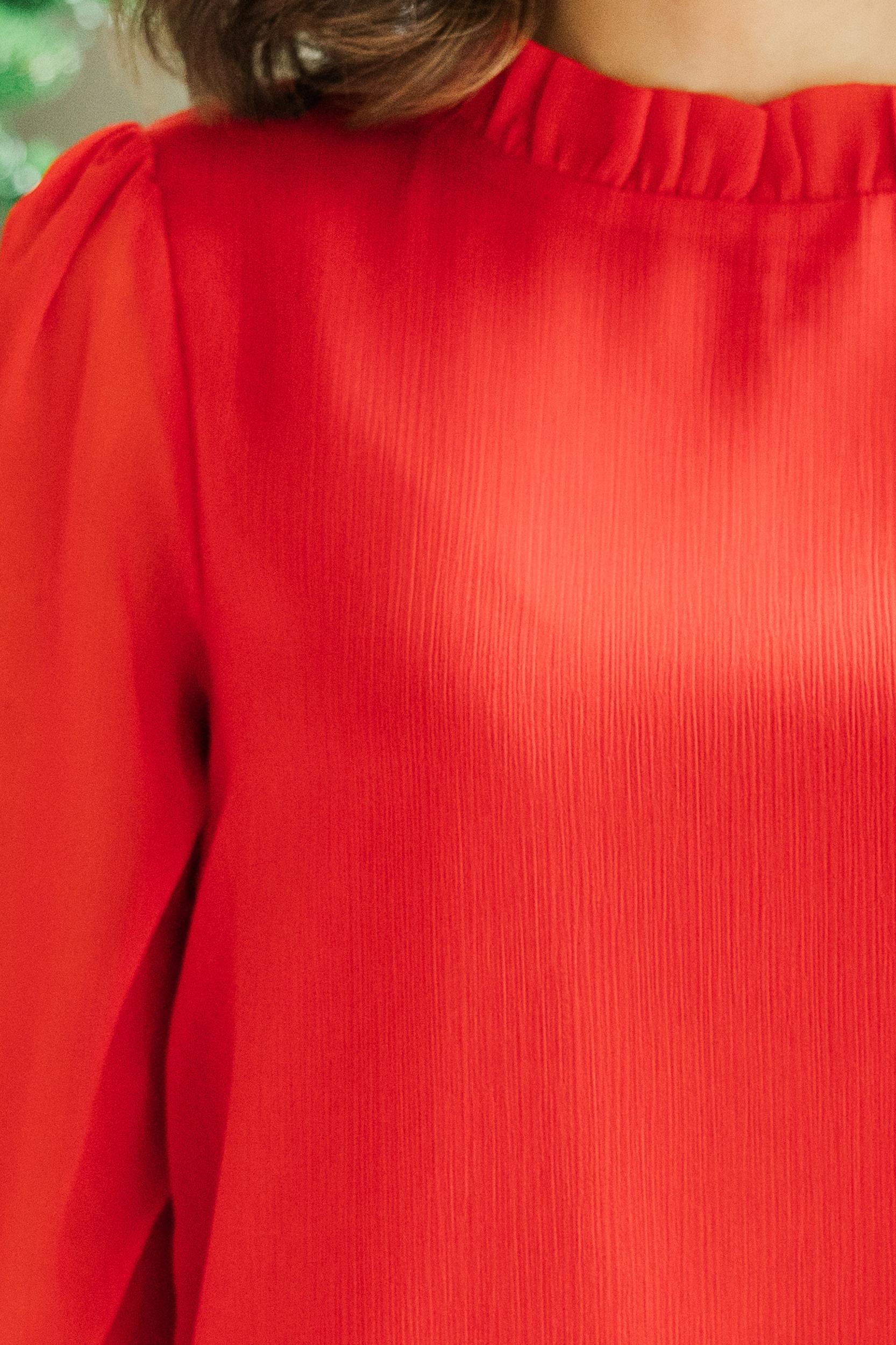 Dream Of The Day Red Blouse Female Product Image