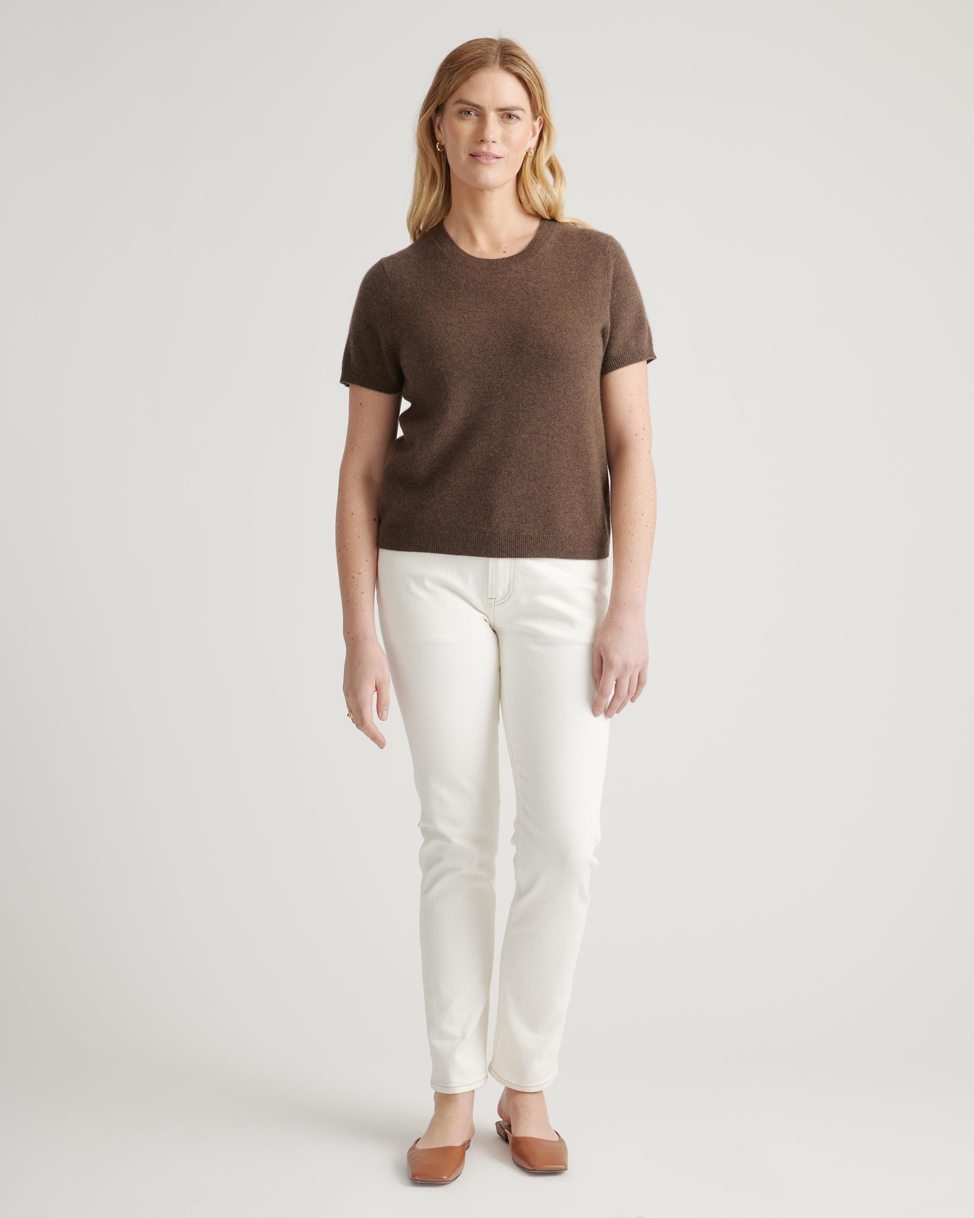 Quince | Women's Mongolian Cashmere T-Shirt Product Image