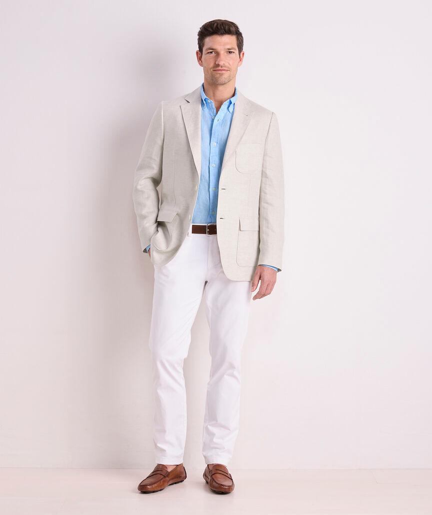 Linen Textured Blazer Product Image