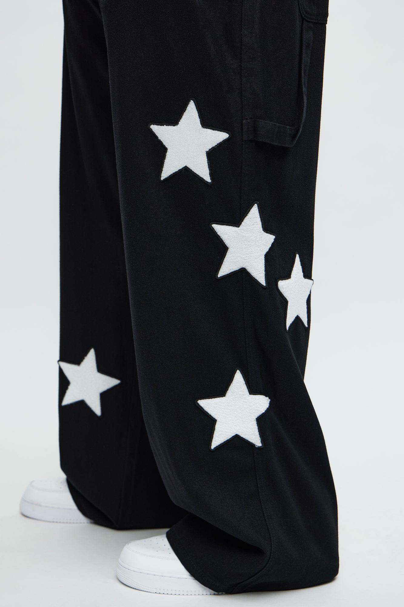 I'm A Star Baggy Jeans - Black Male Product Image