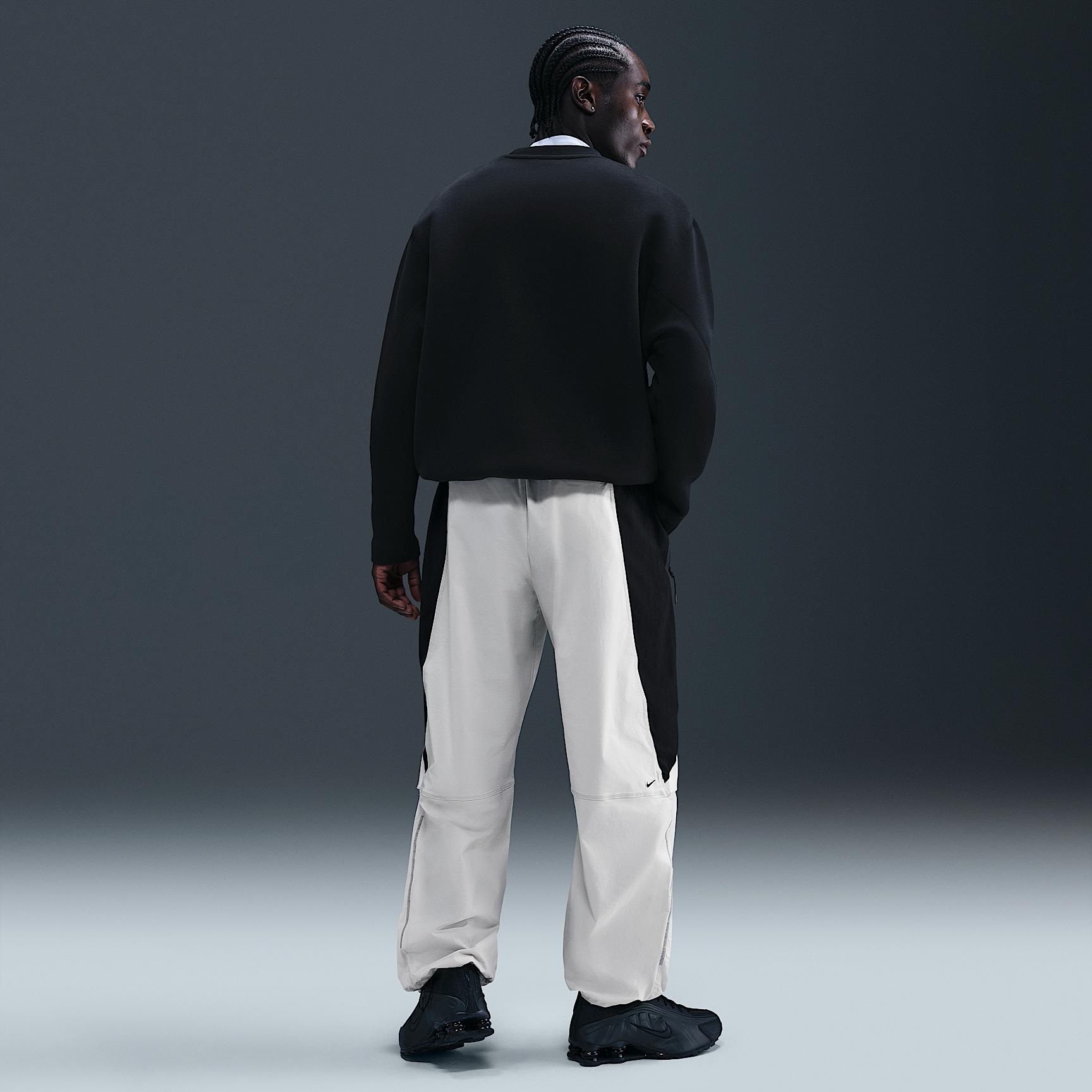 Nike Mens Tech Dri-FIT Woven Color-Block Oversized Pants | IH8466-060 Product Image