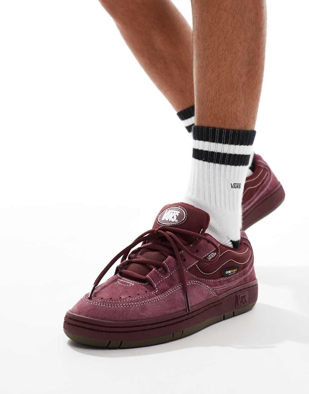 Vans Speed sneakers with Cordura in burgundy Product Image